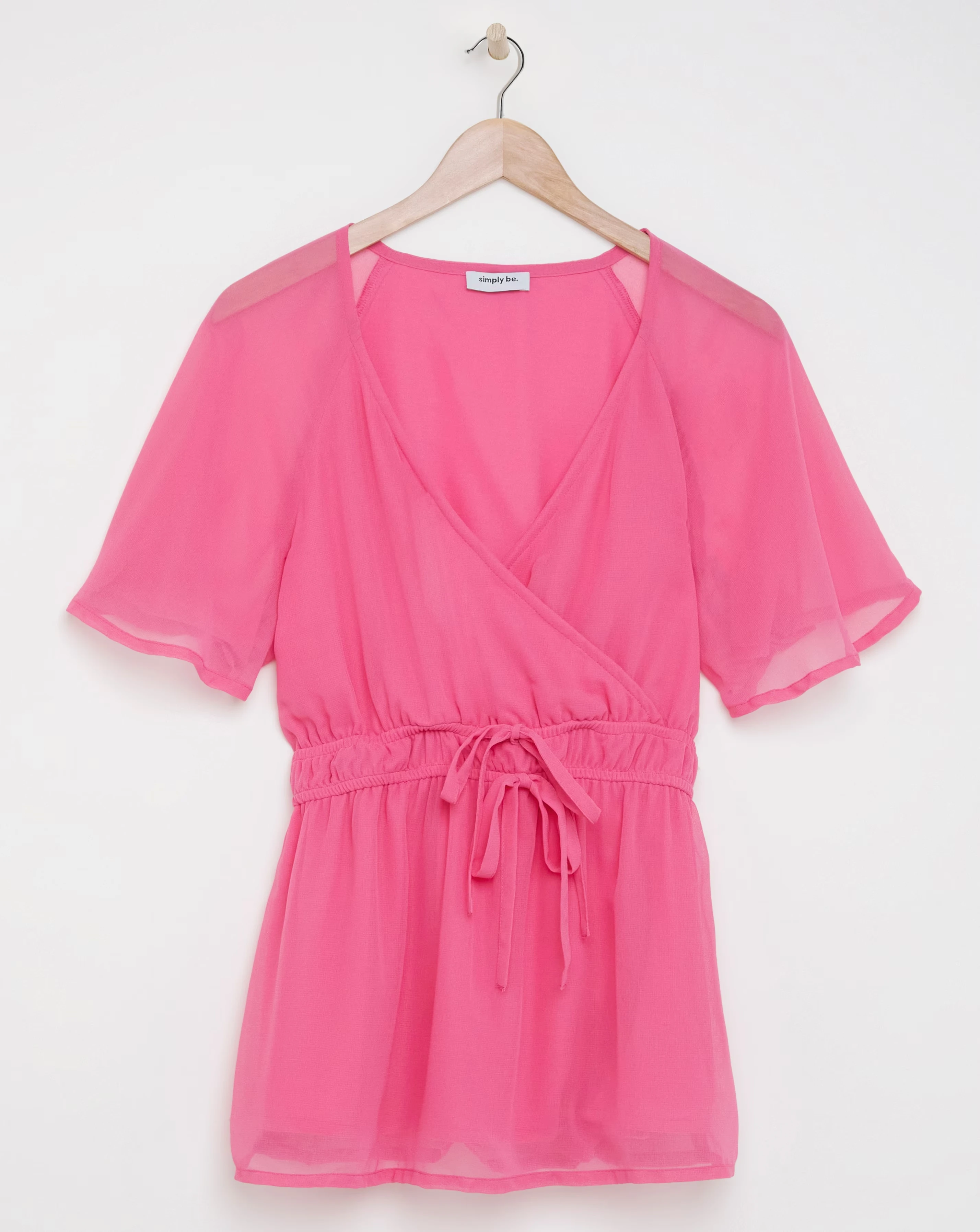 43562-pink-georgette-blouse-with-angel-sleeve-and-waist-detail-1.webp