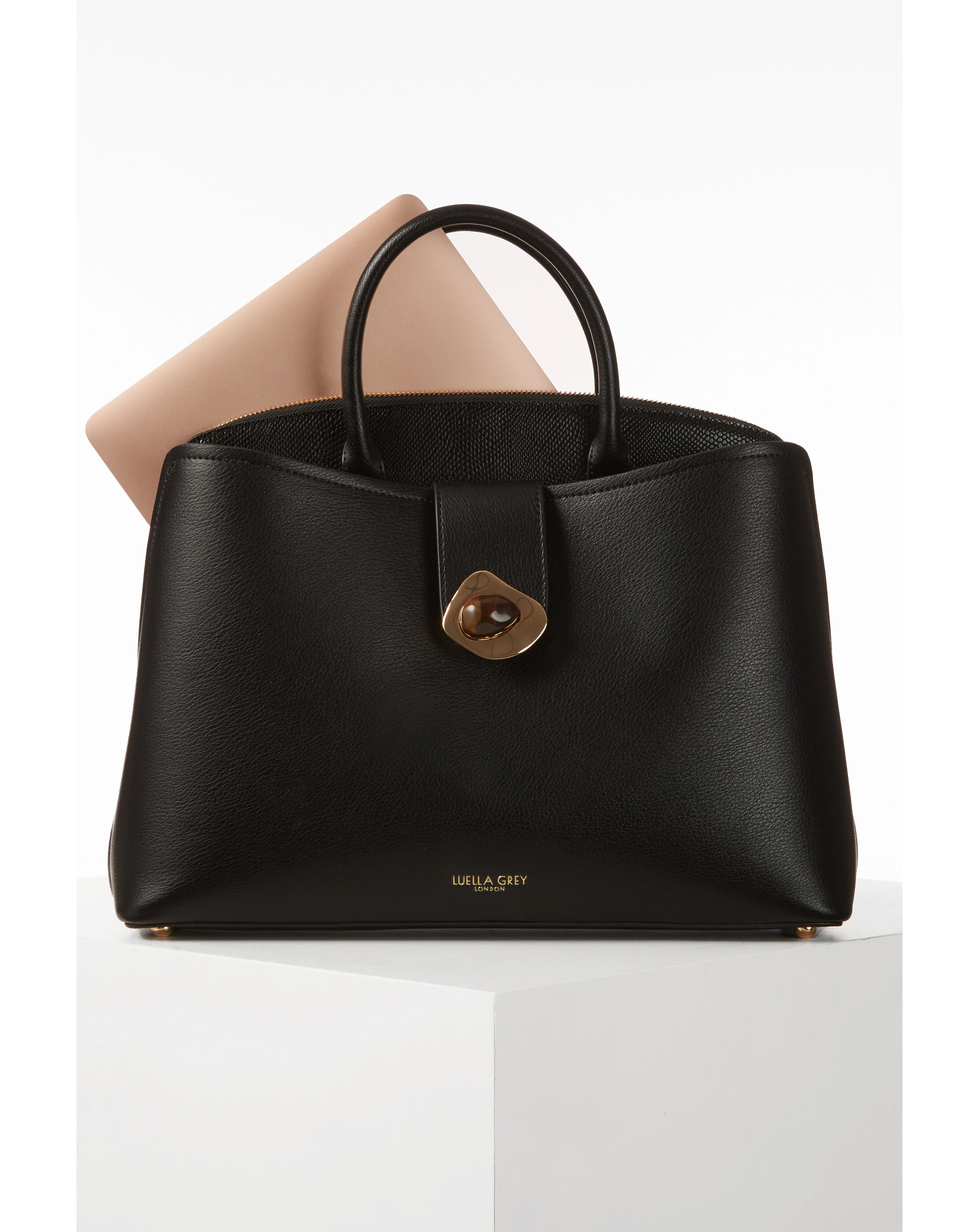 Luella Grey Cristobel Black Laptop Tote