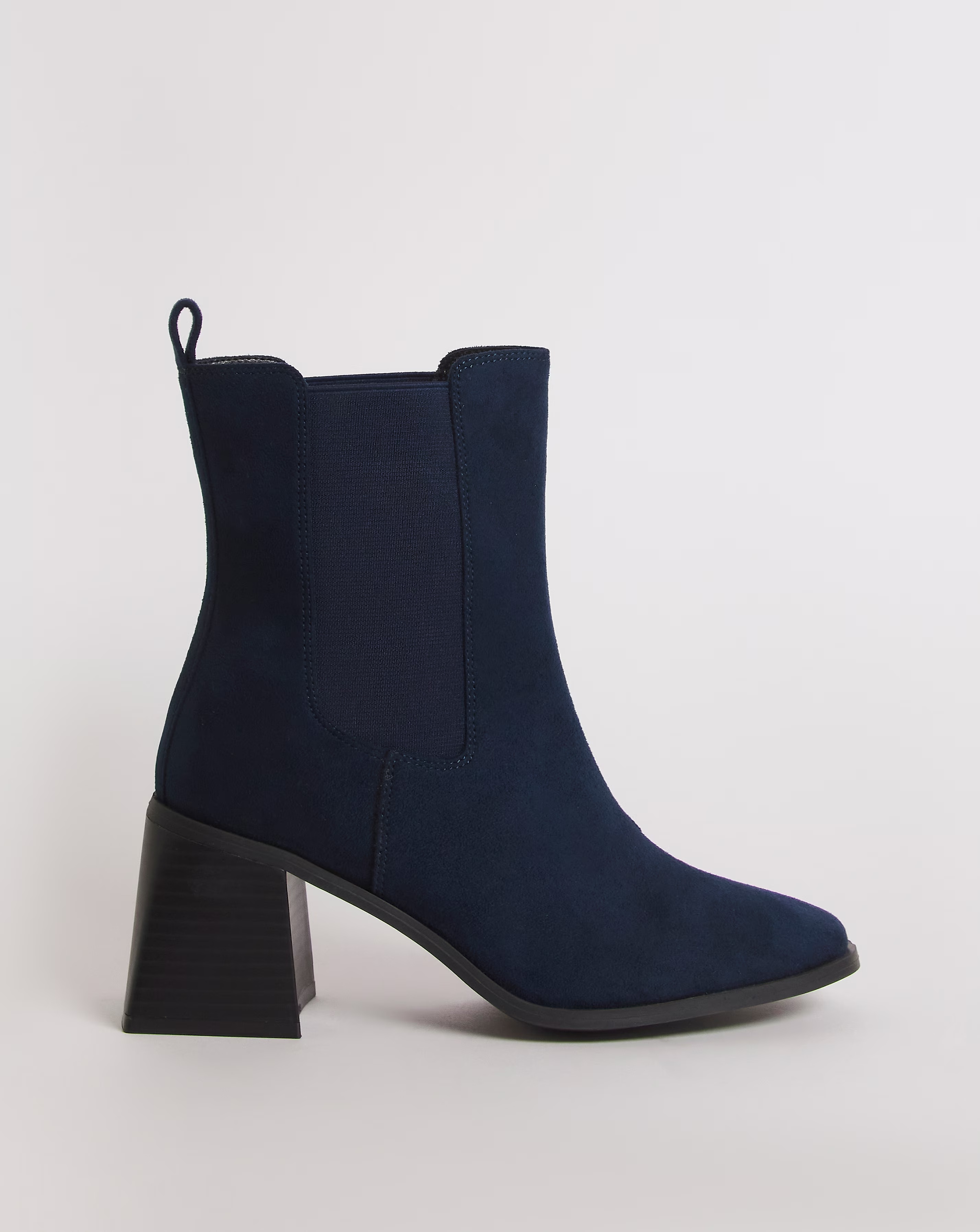 Lucie Chelsea Heeled Ankle Boots Wide E Fit