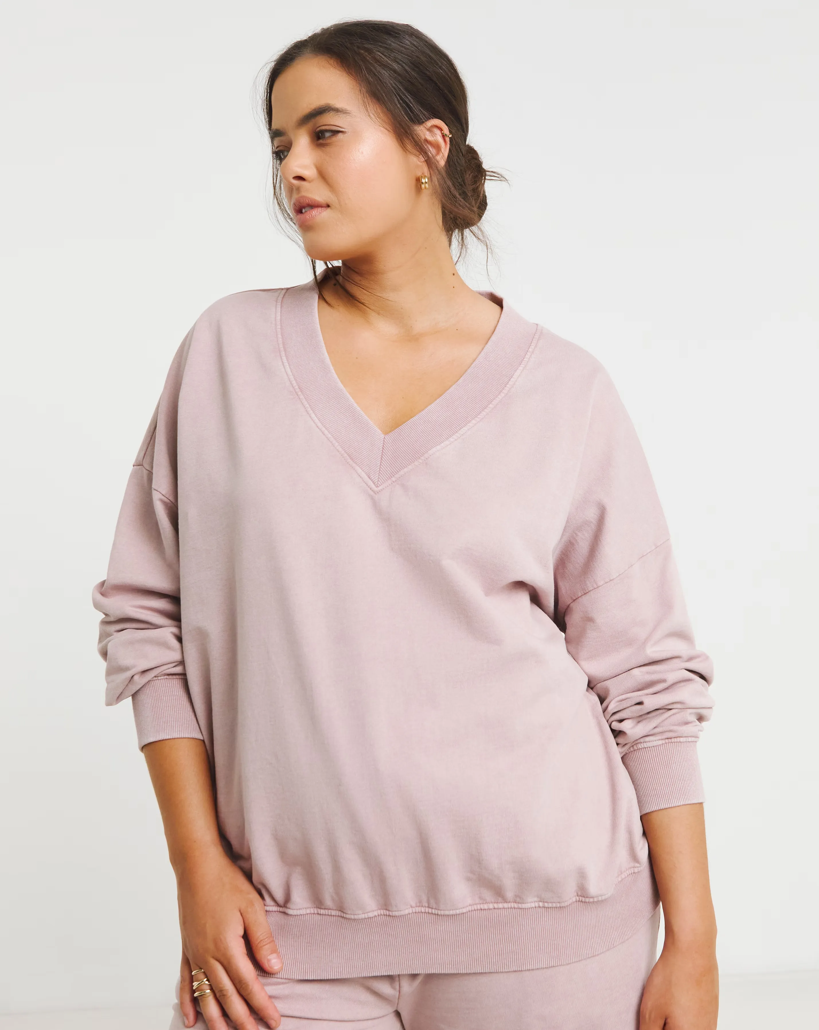 47101-simply-be-pink-v-neck-sweatshirt-1.webp