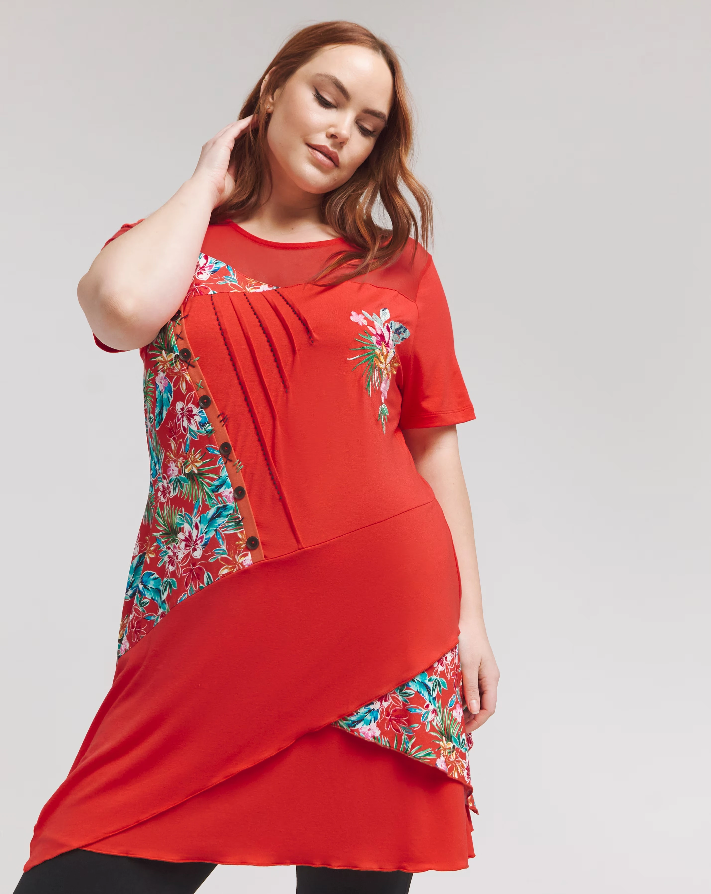 Joe Browns Joyful Floral Jersey Tunic