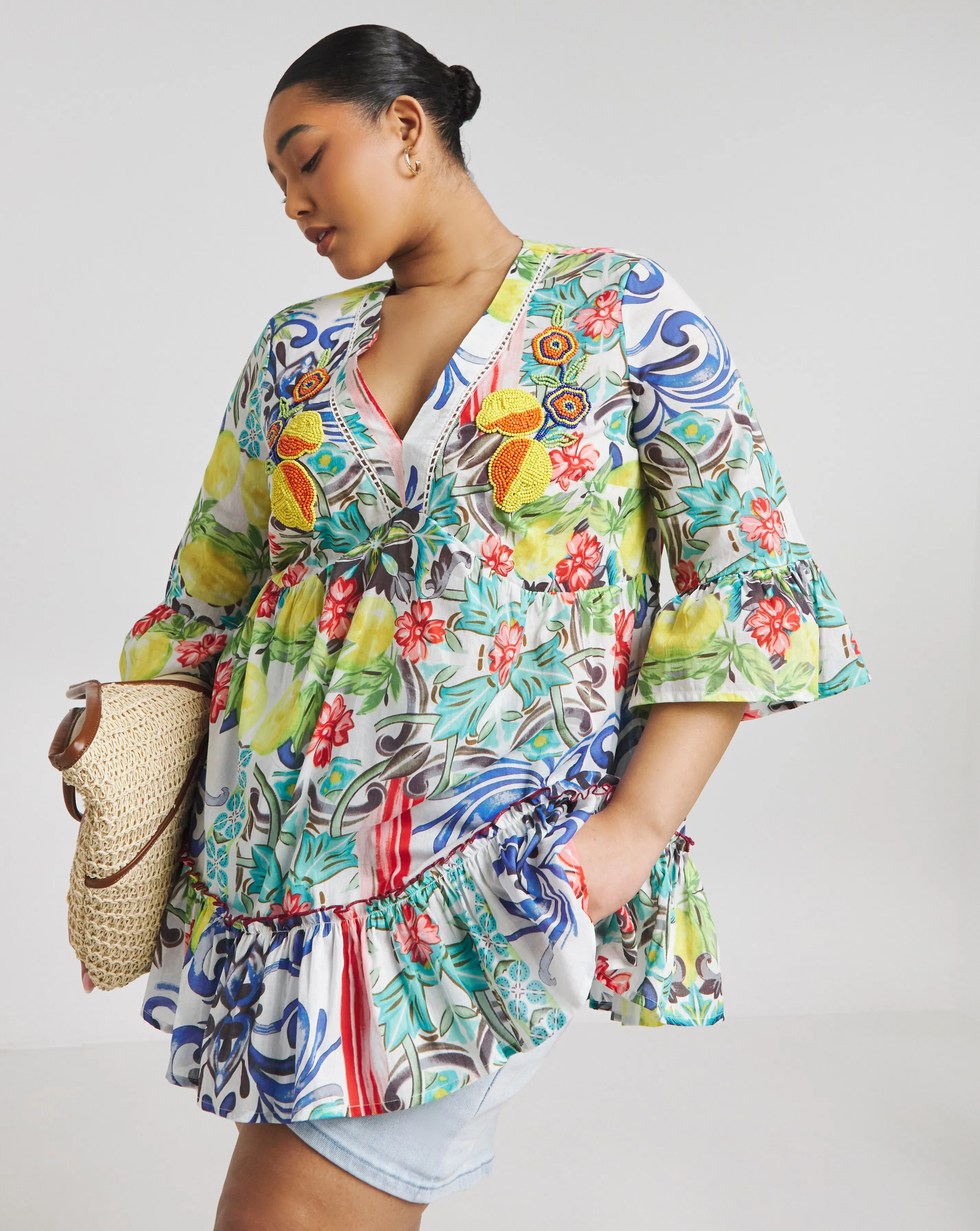 Joe Browns Fruity Fiesta Embroidered Tunic