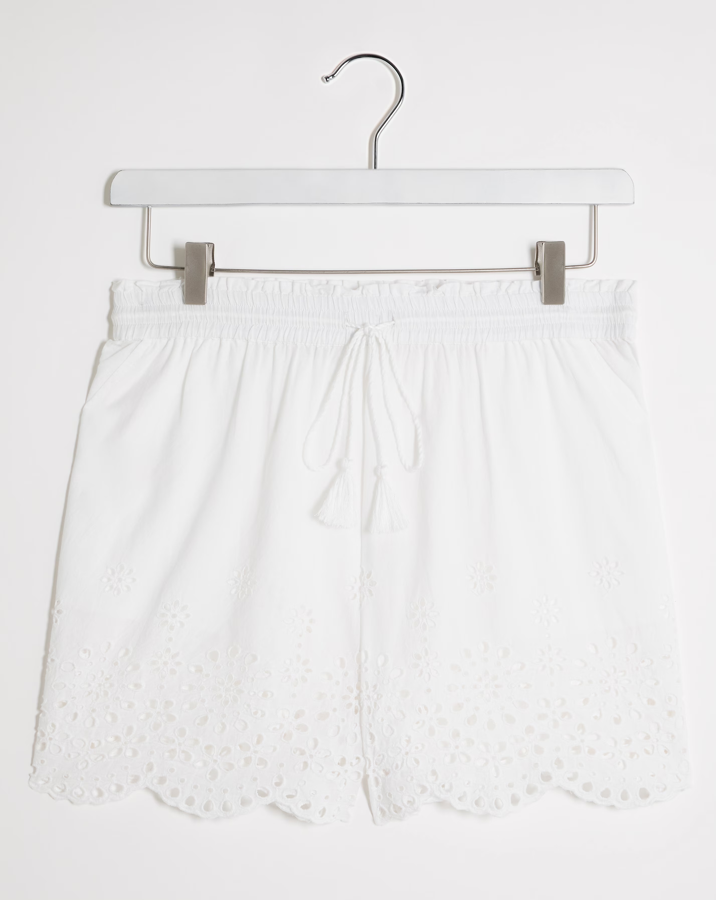 Vibrant Islands Cotton Broderie Anglais Beach Shorts