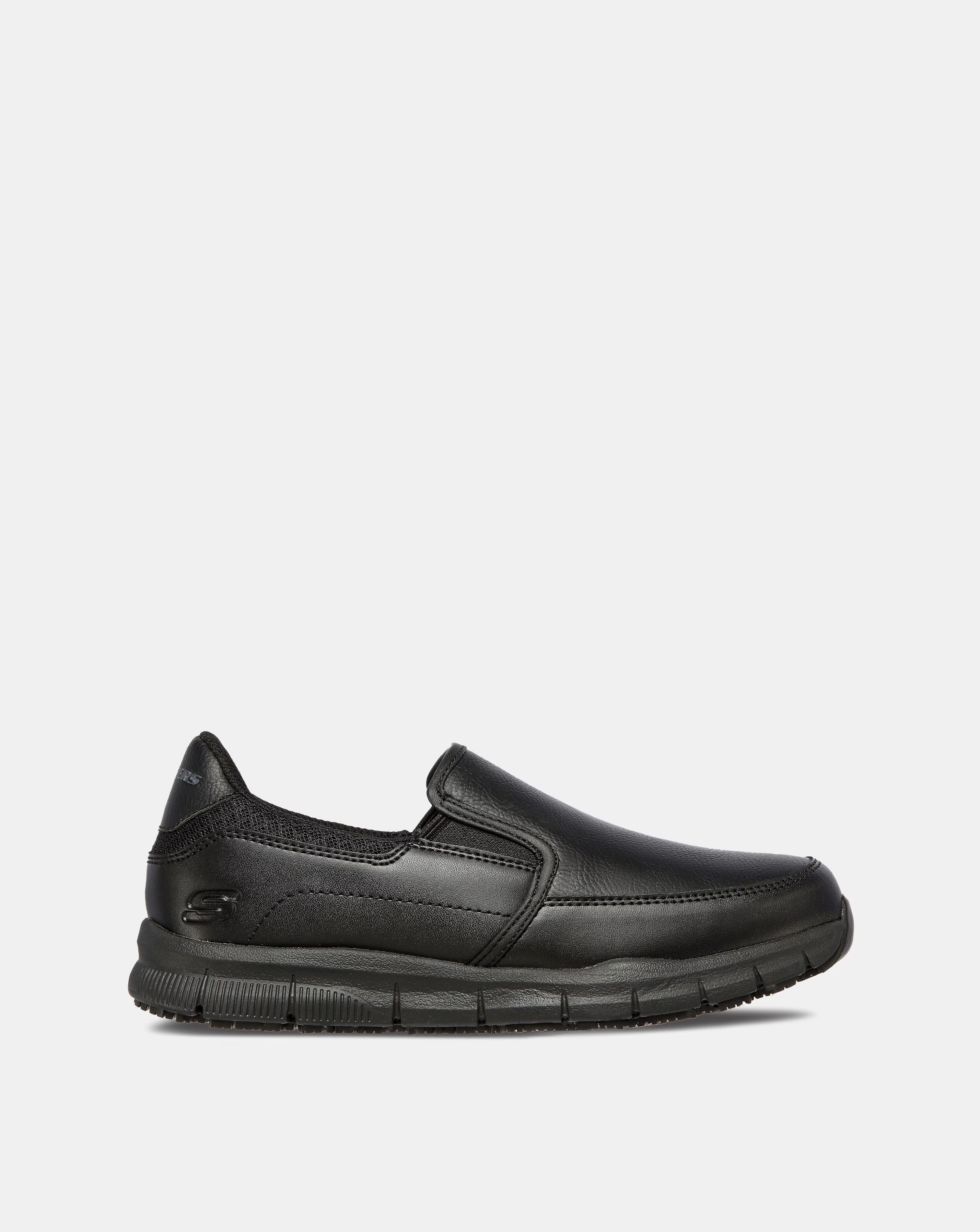 Skechers Black Nampa Work Wear -Standard Fit (D)