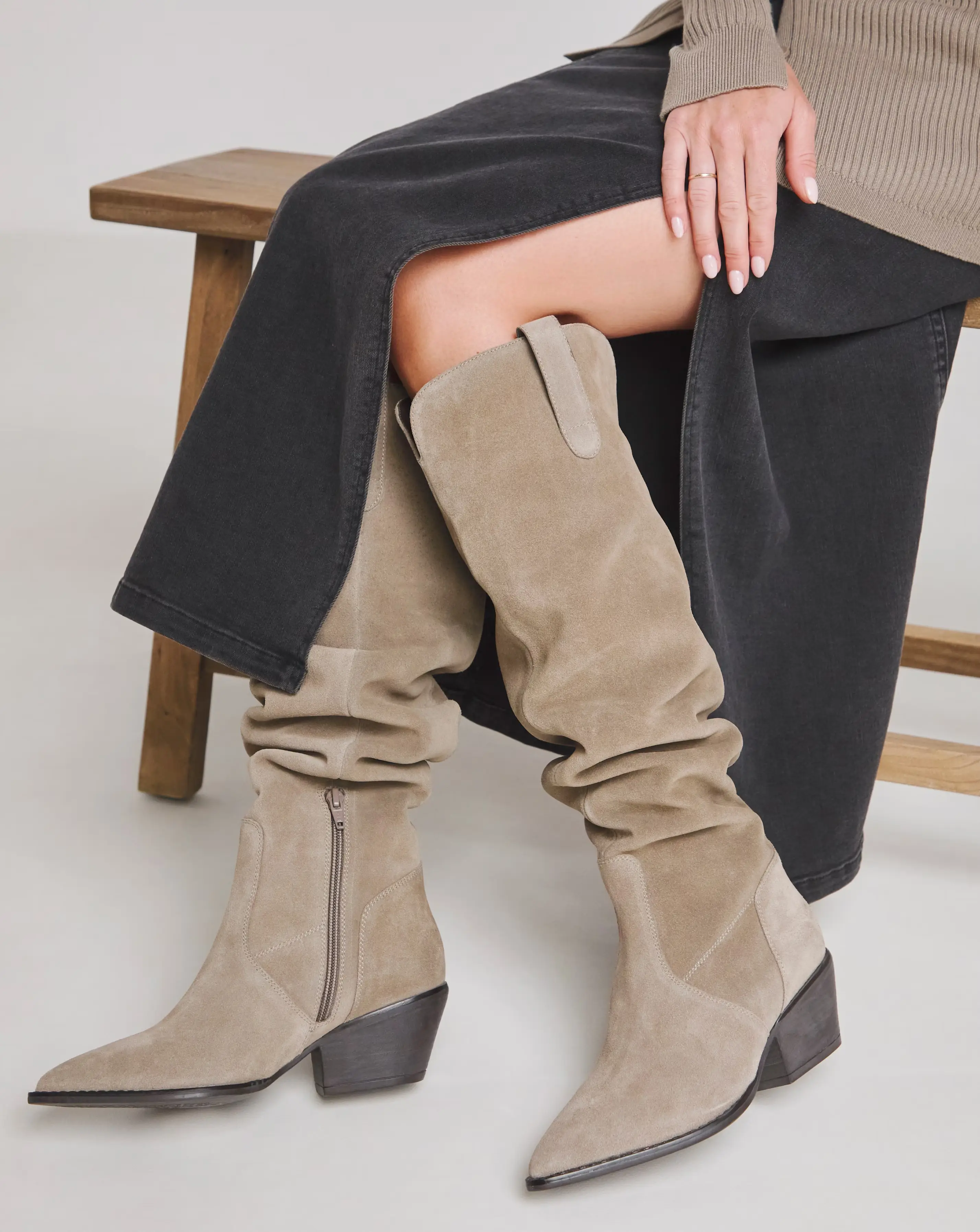 Kairo Suede Multi Wear Western Boots Extra Wide EEE Fit Super Curvy Calf 1 52618-kairo-suede-multi-wear-western-boots-extra-wide-eee-fit-super-curvy-calf-1.webp