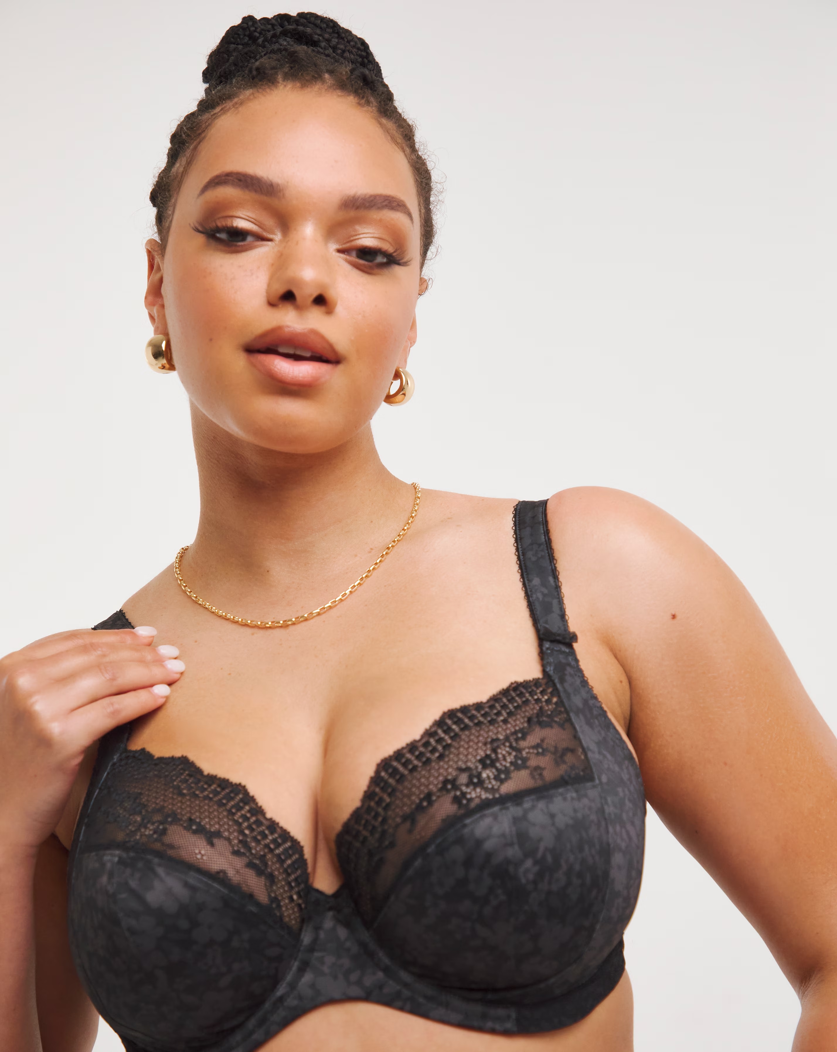 Elomi Lucie Plunge Wired Bra Black