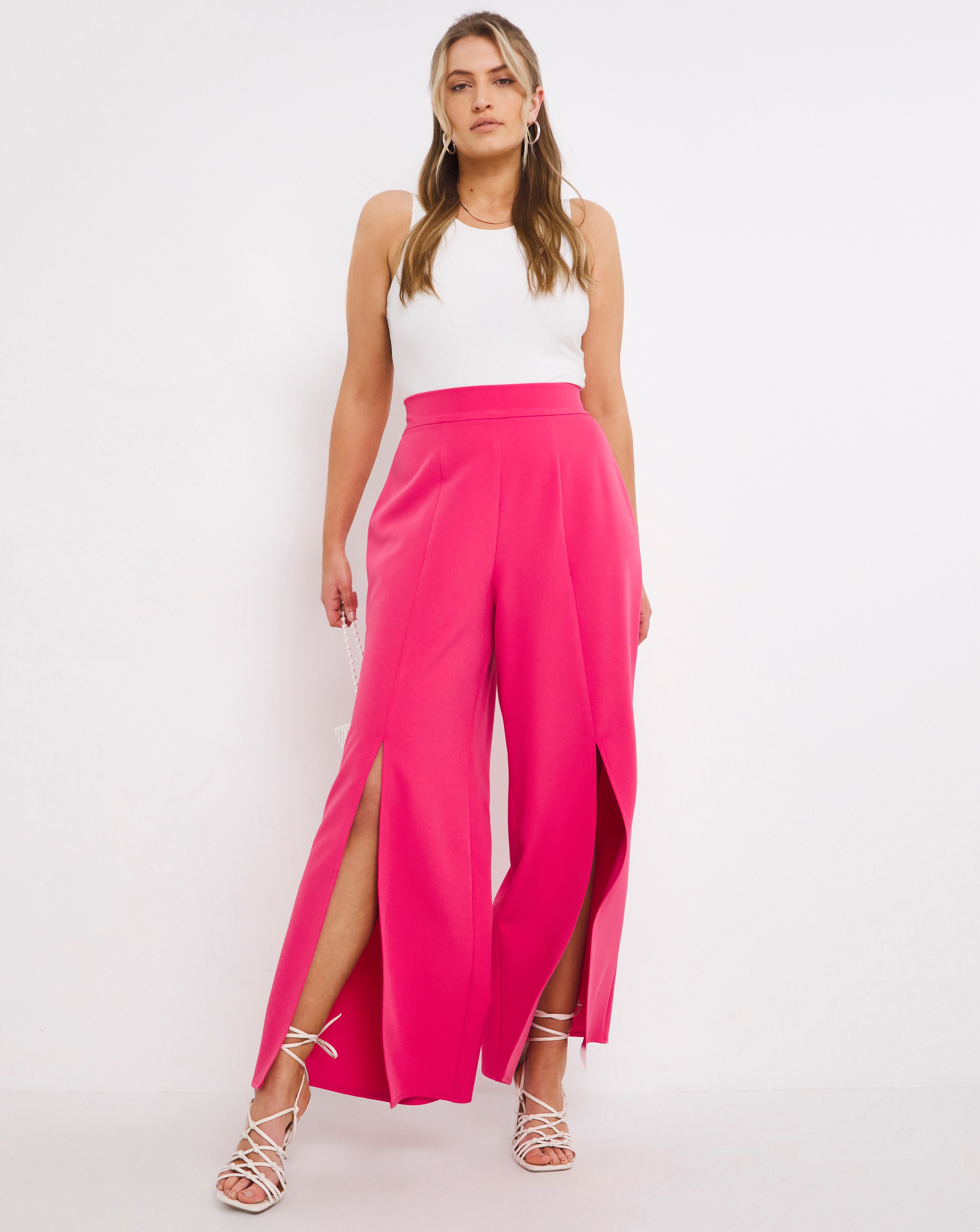 Hot Pink Split Front Wide Leg Trousers 1 53959-hot-pink-split-front-wide-leg-trousers-1.jpg