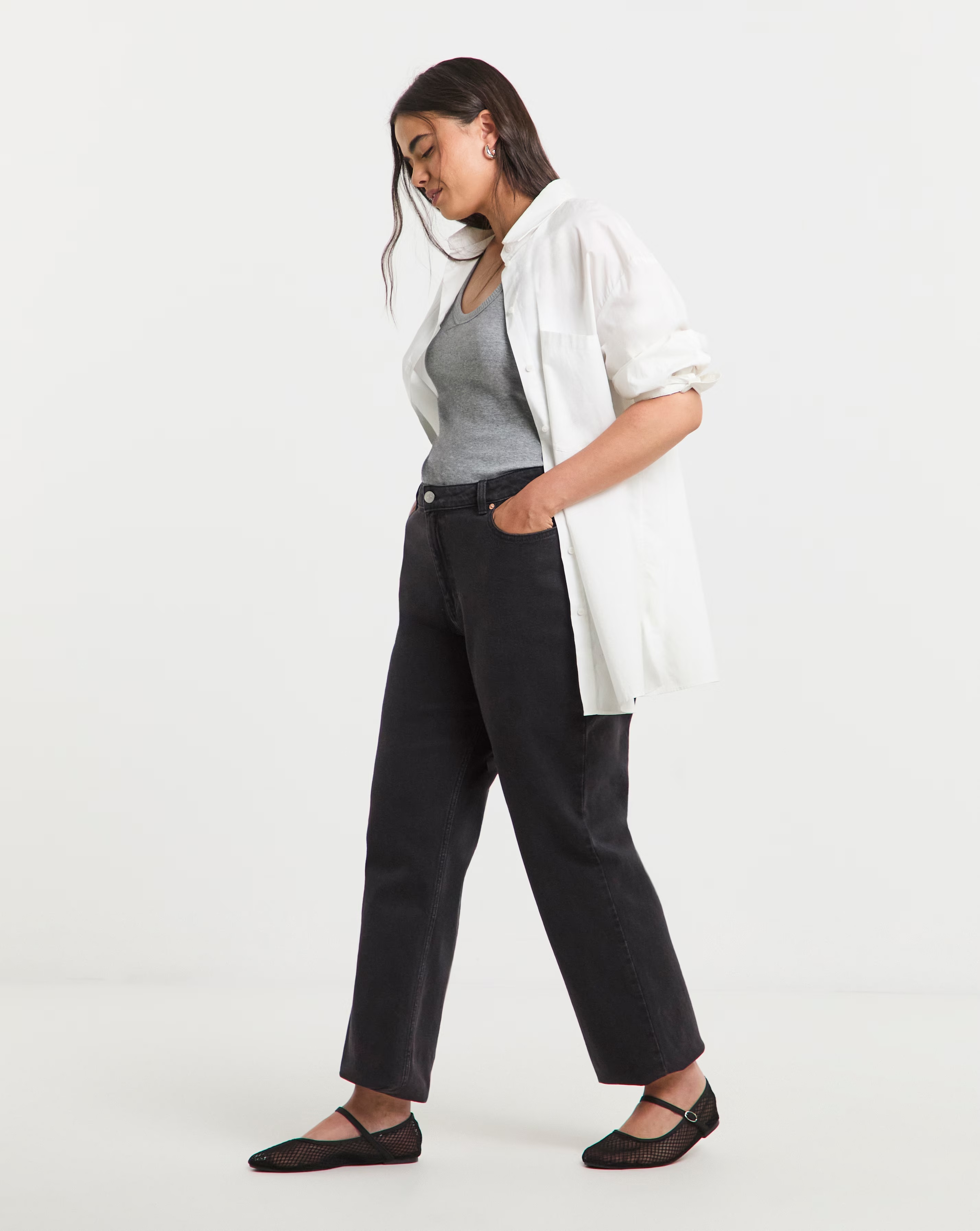 Simply Be Black Authentic Relaxed Straight Leg Jeans