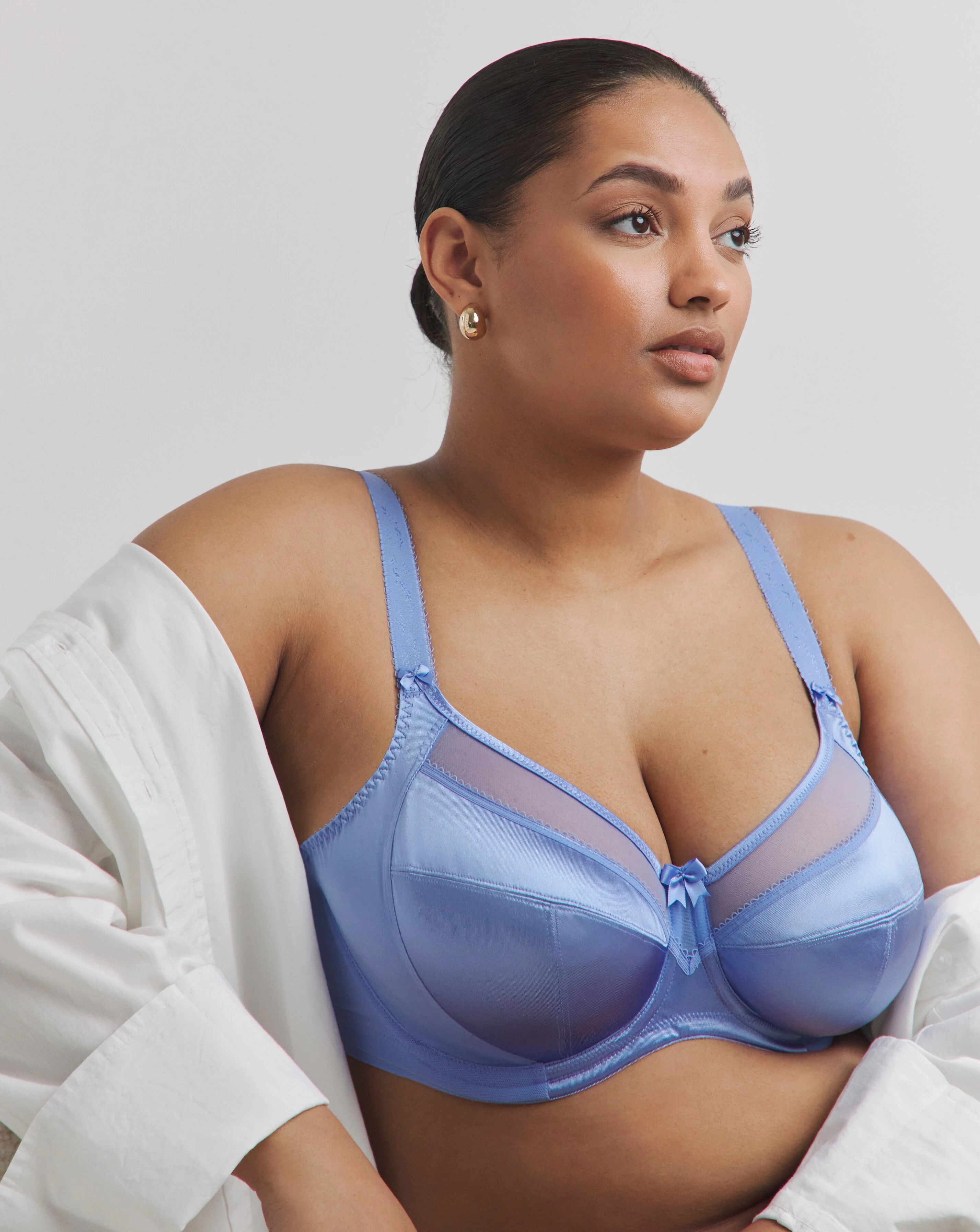 Goddess Keira Full Cup Wired Bra Purple