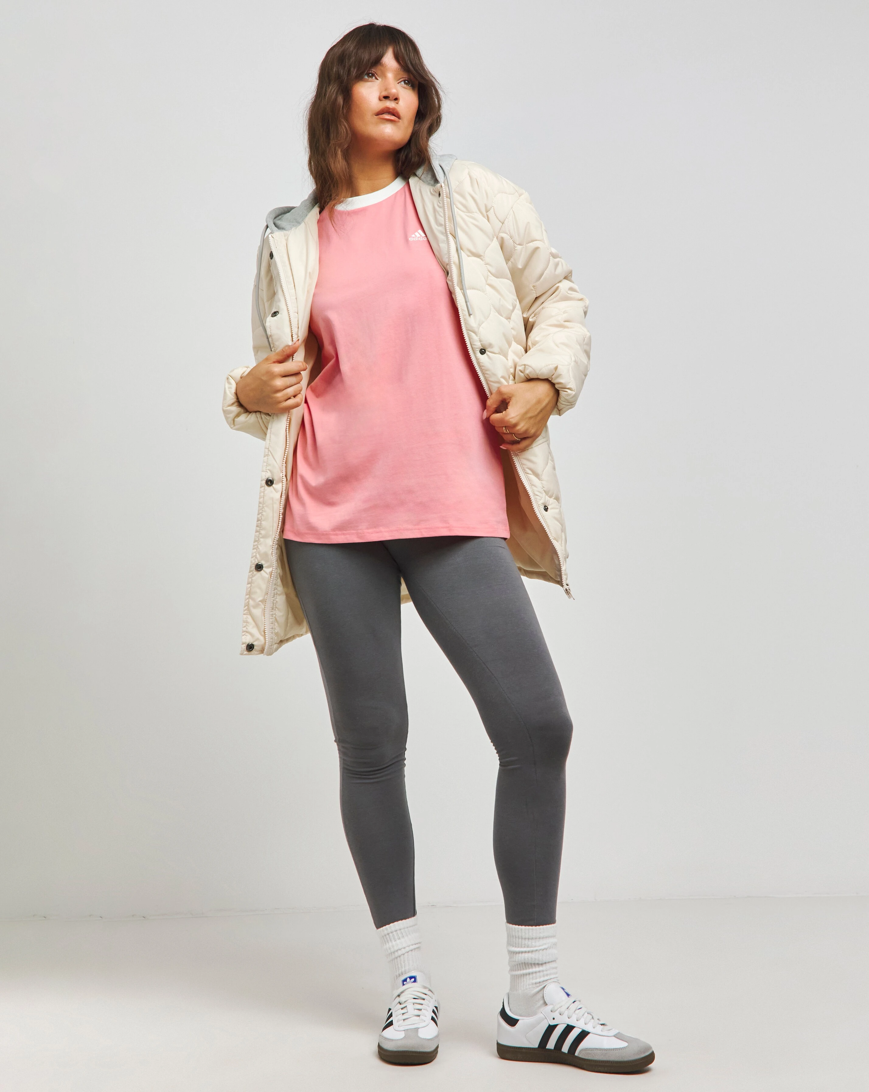adidas 3 Stripes Boyfriend T-Shirt