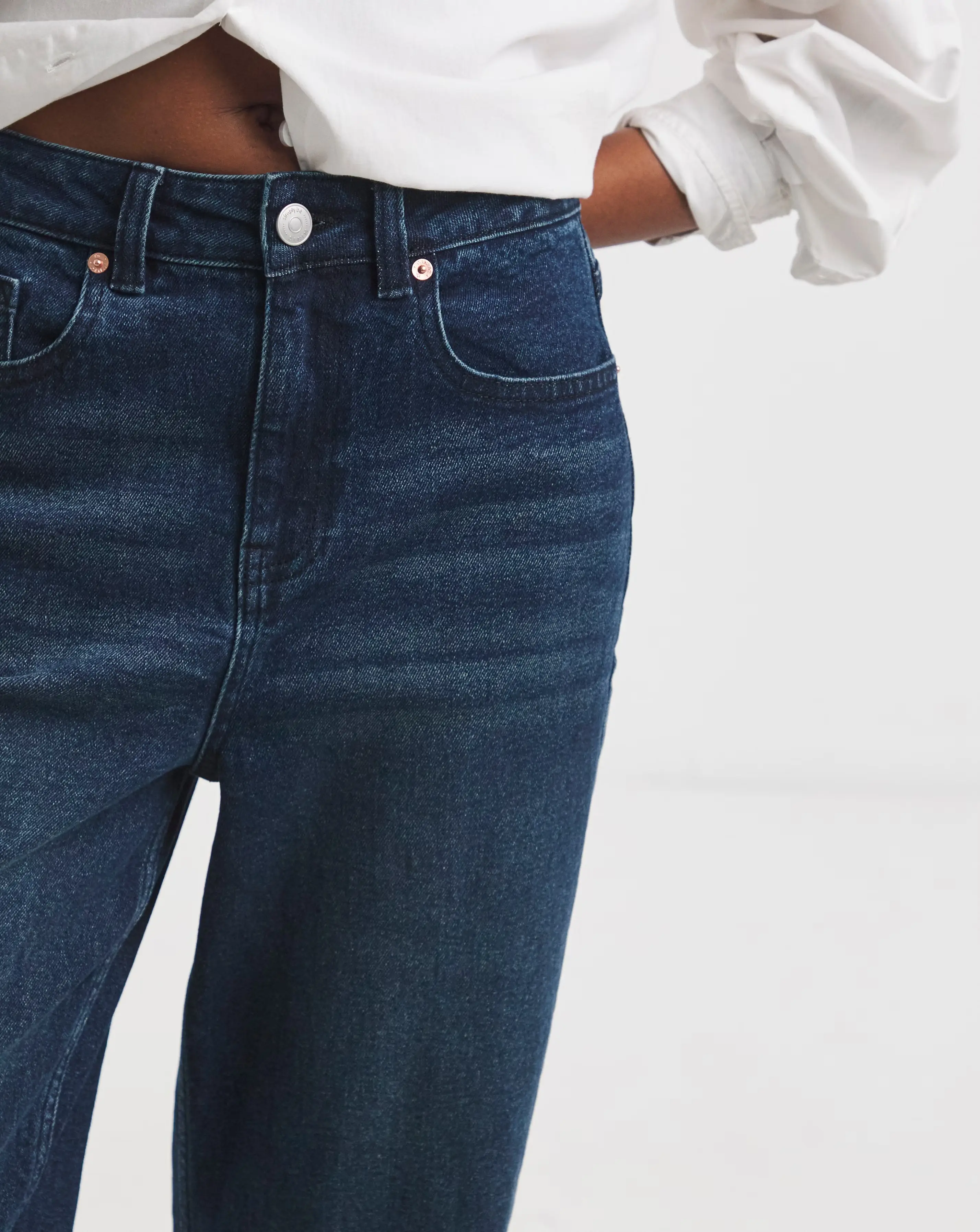 Indigo Authentic Relaxed Straight Leg Jeans