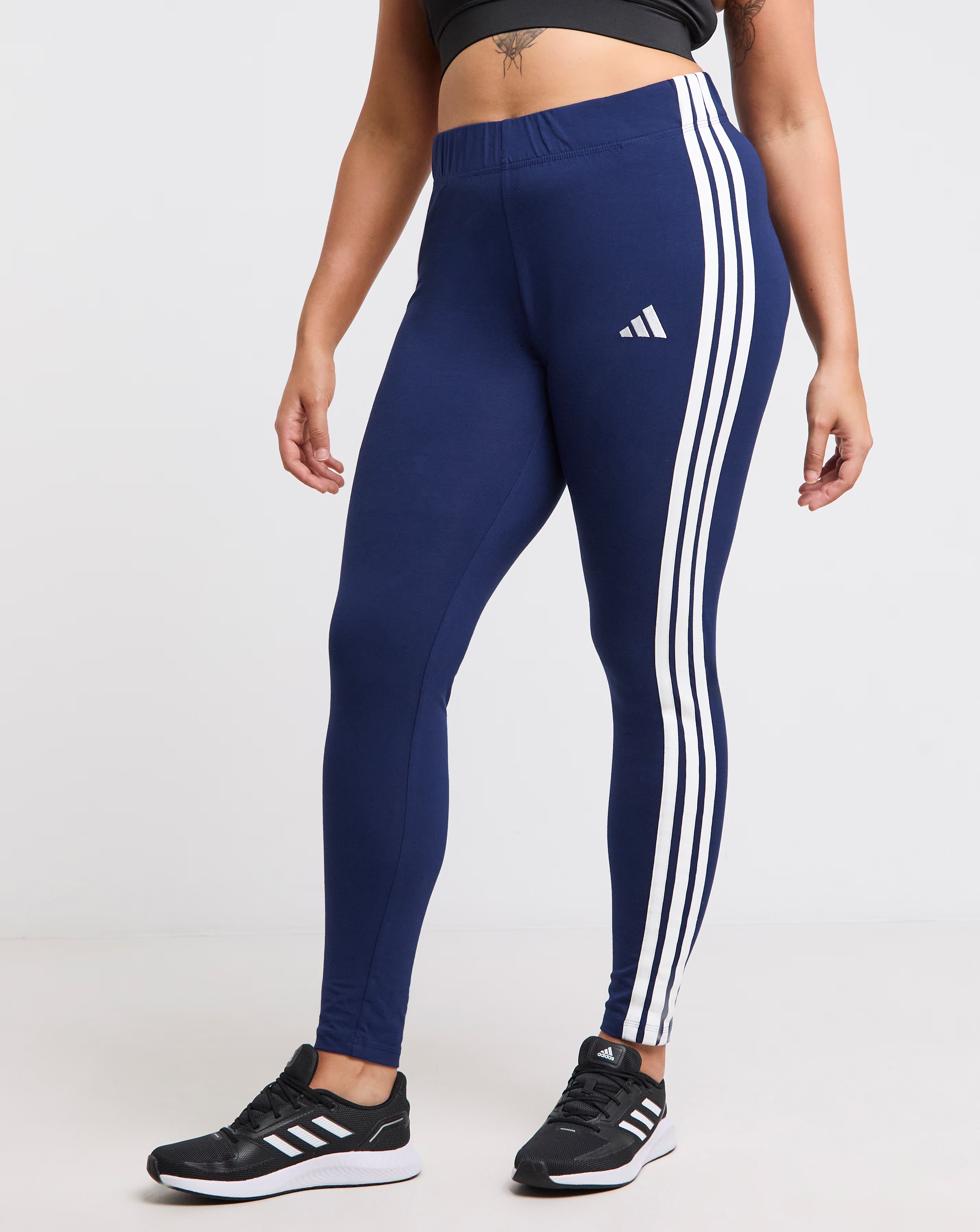 adidas Essentials 3 Stripes Leggings Plus Size