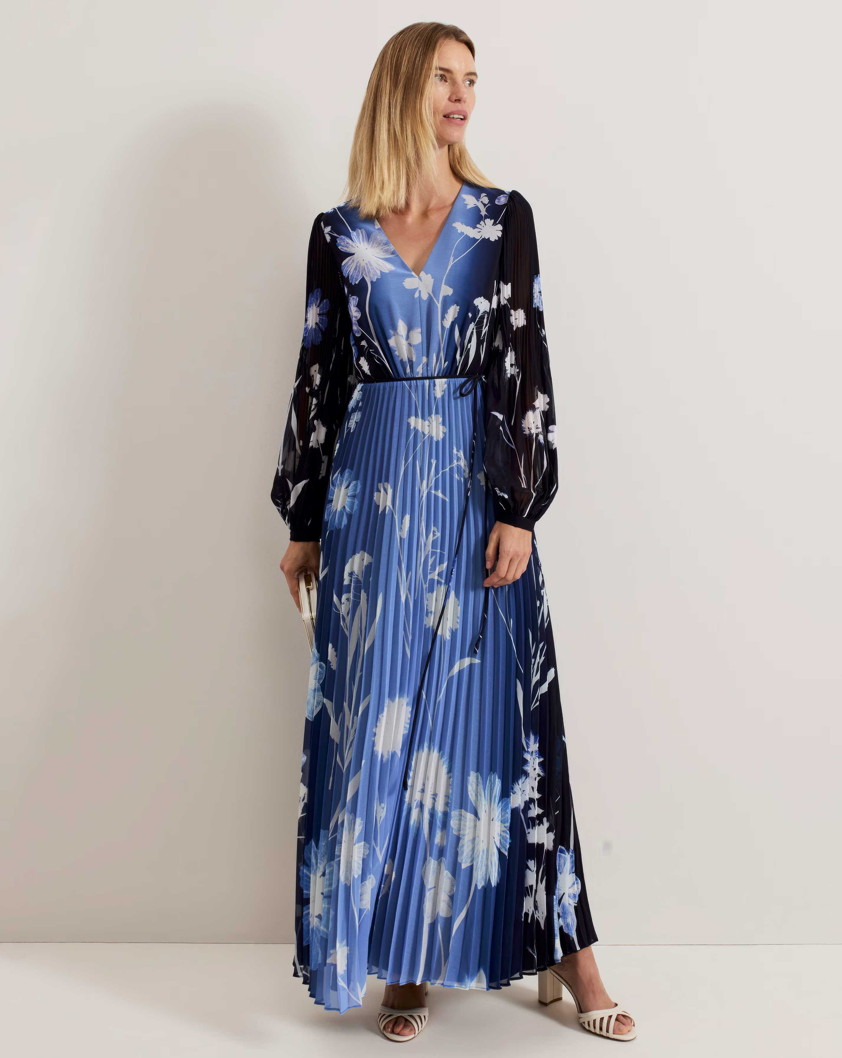 Phase Eight Annie Floral Ombre Print Maxi Dress