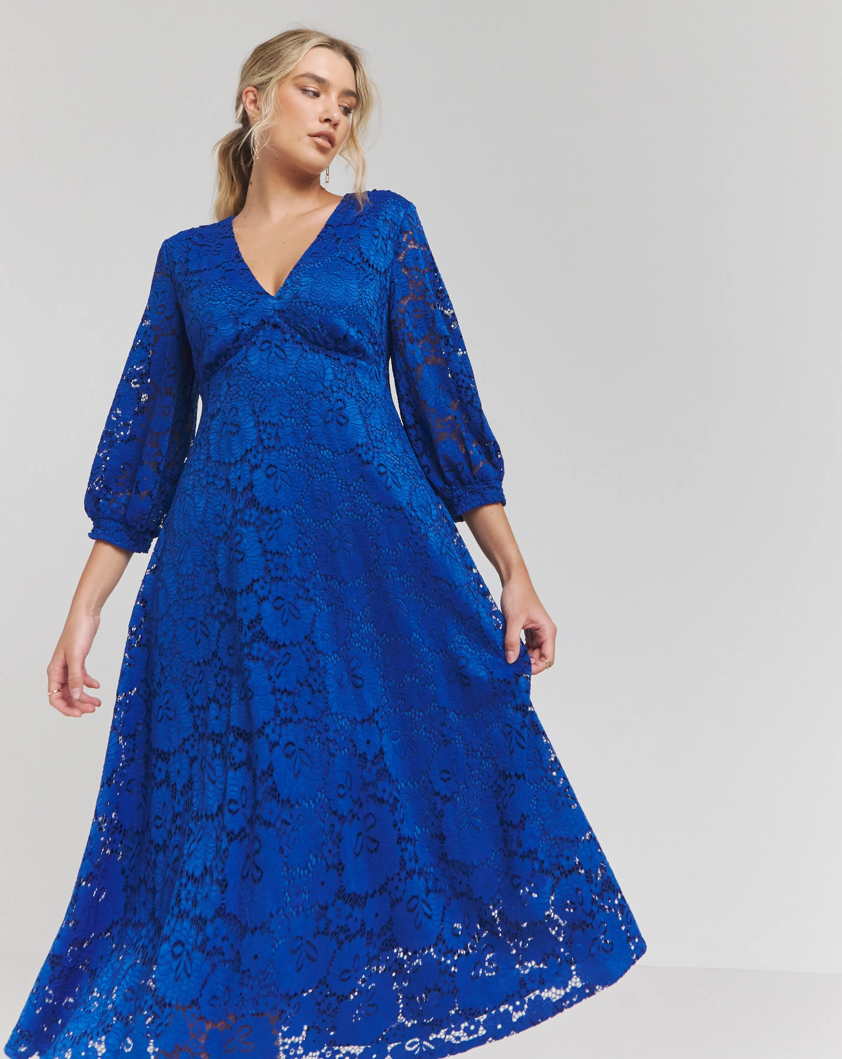 Joanna Hope Stretch Lace Dress