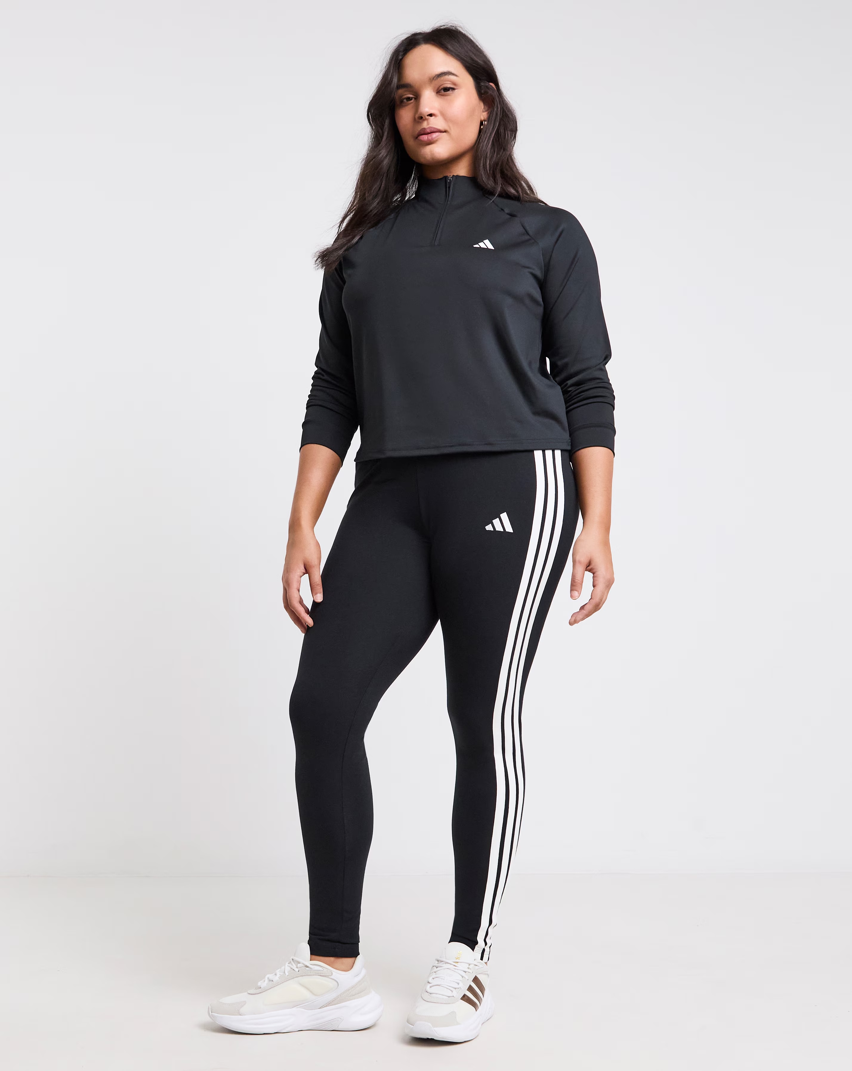 adidas Essentials 3 Stripes Leggings Plus Size