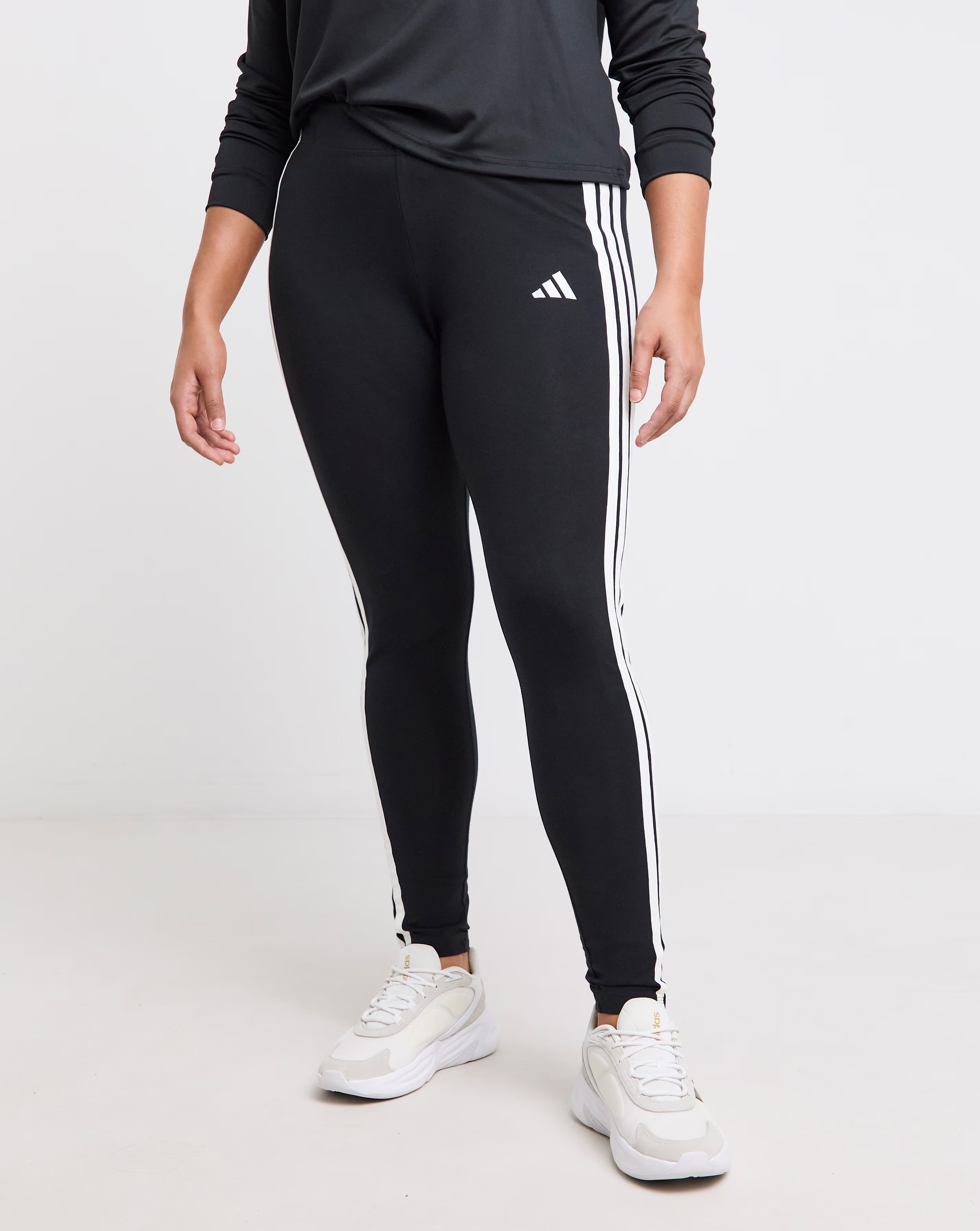 adidas Essentials 3 Stripes Leggings Plus Size