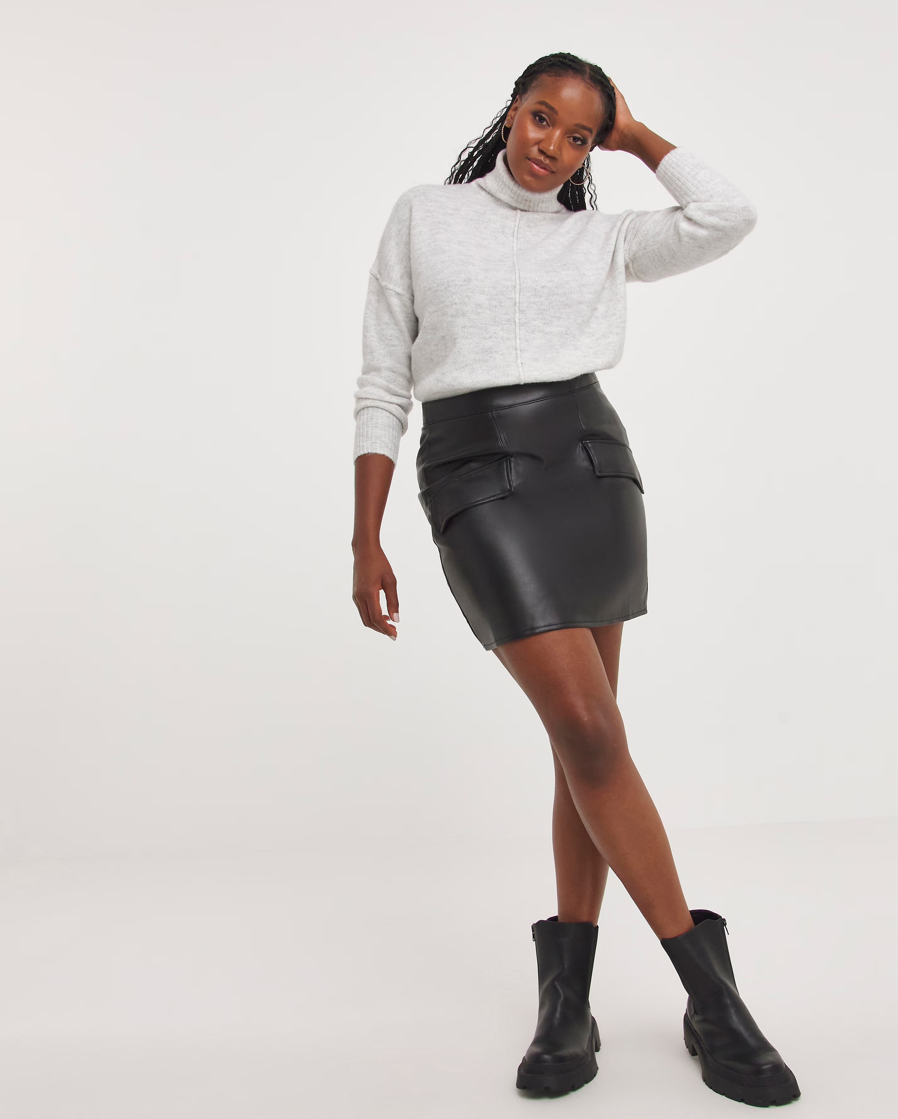 Black Pocket Detail Stretch PU Mini Skirt 1 73776-black-pocket-detail-stretch-pu-mini-skirt-1.jpg