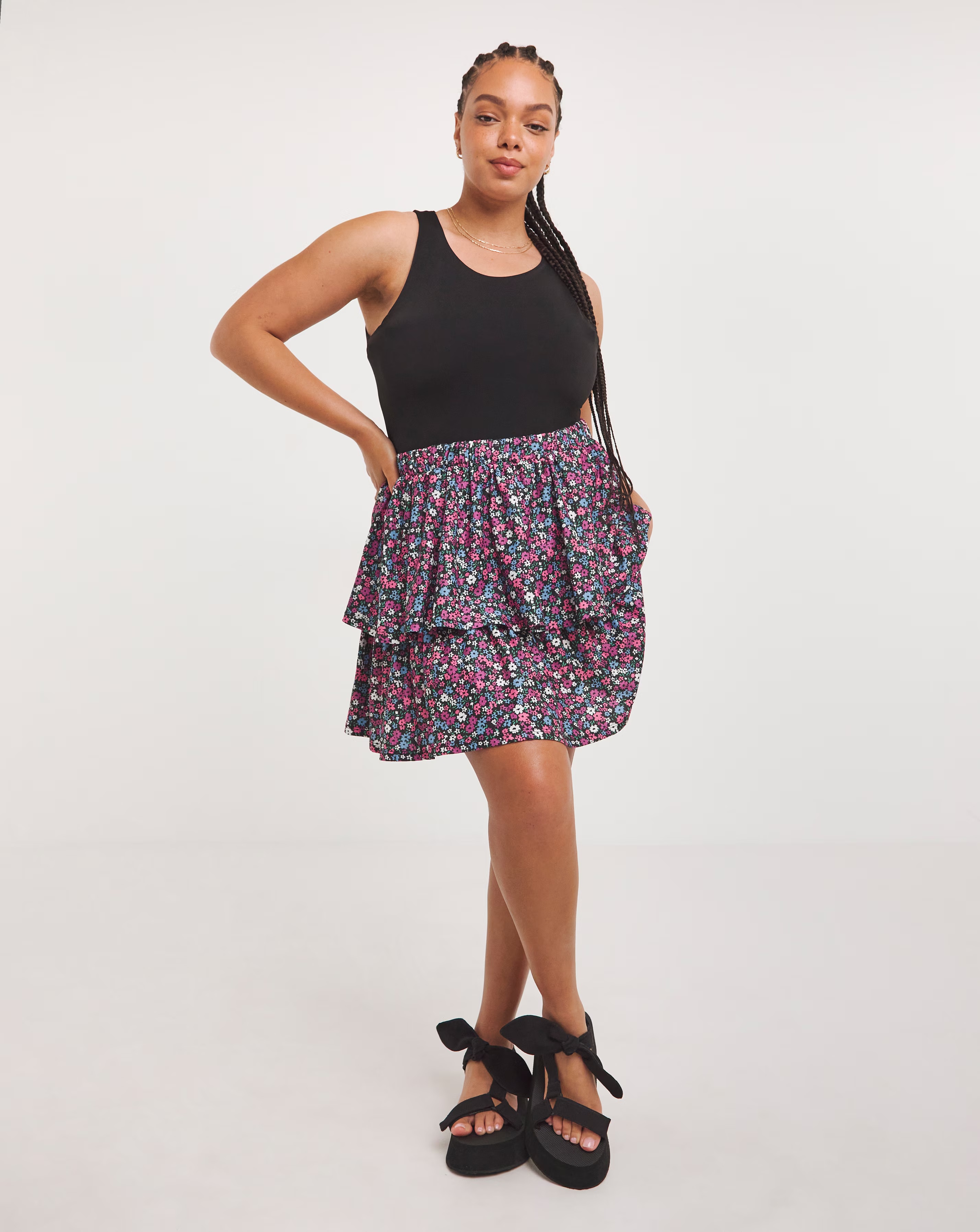 Textured Jersey Tiered Skirt 1 73957-textured-jersey-tiered-skirt-1.jpg