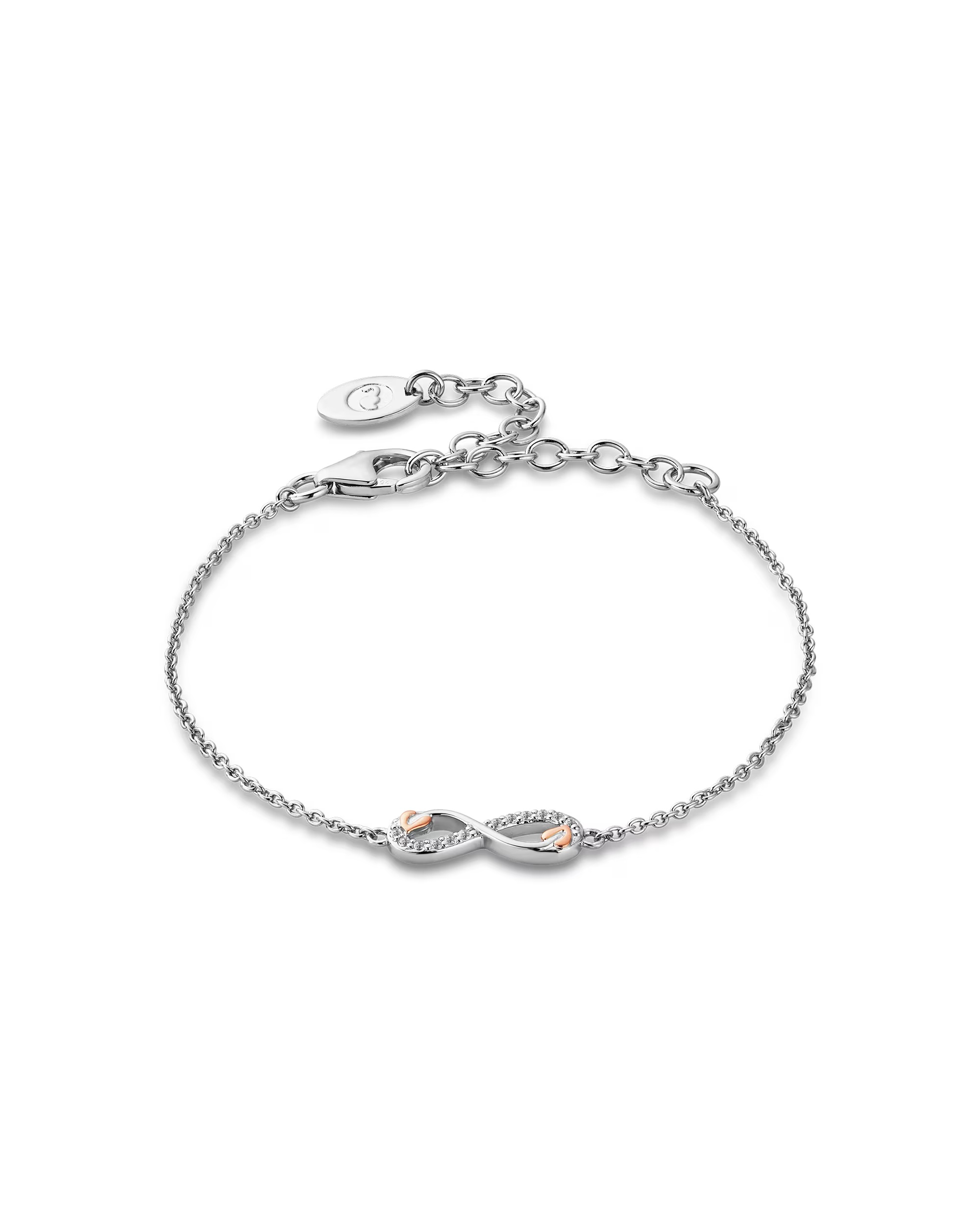 Clogau Tree of Life Sterling Silver Infinity Bracelet with Topaz