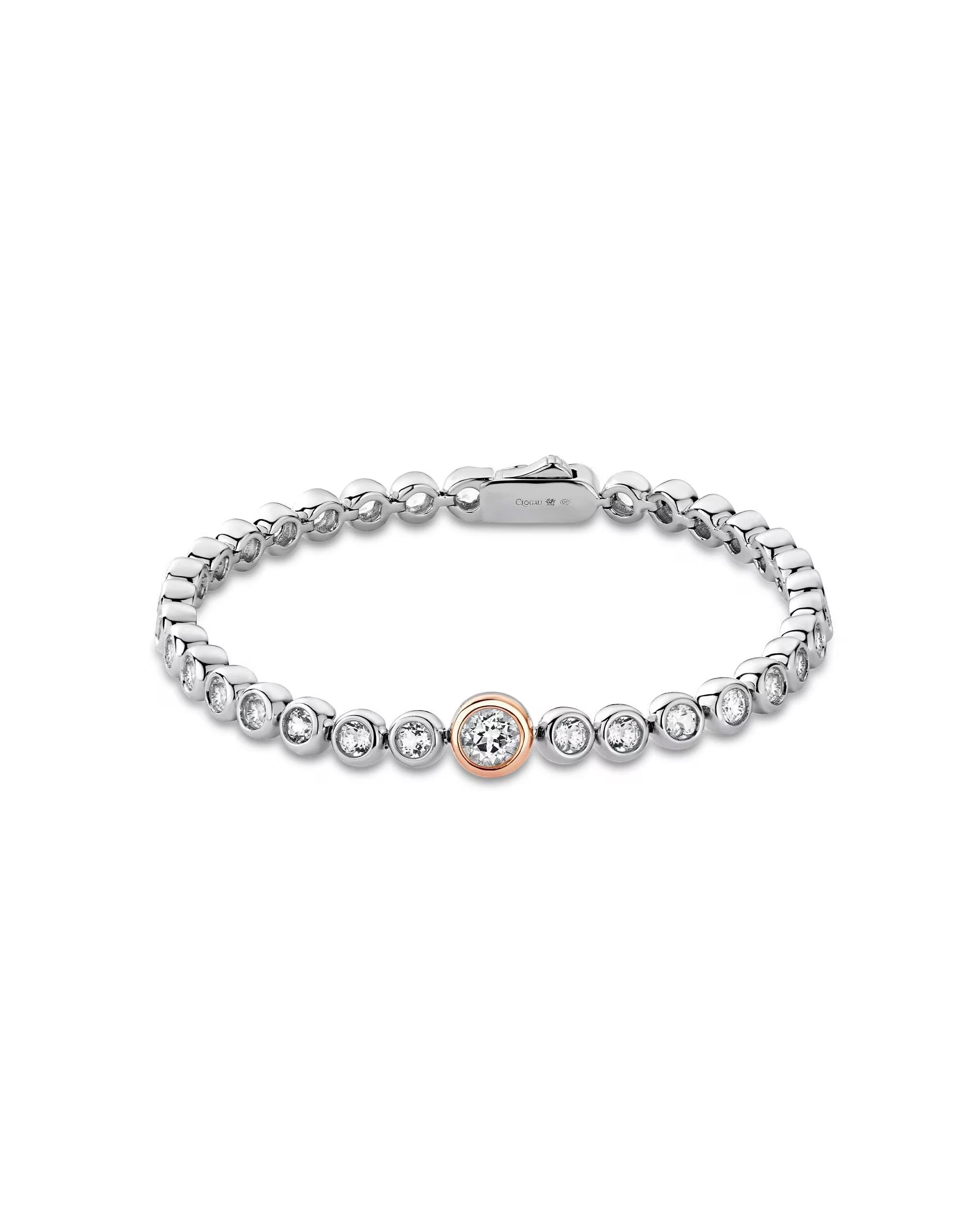Clogau Celebration Sterling Silver Tennis Bracelet with Topaz