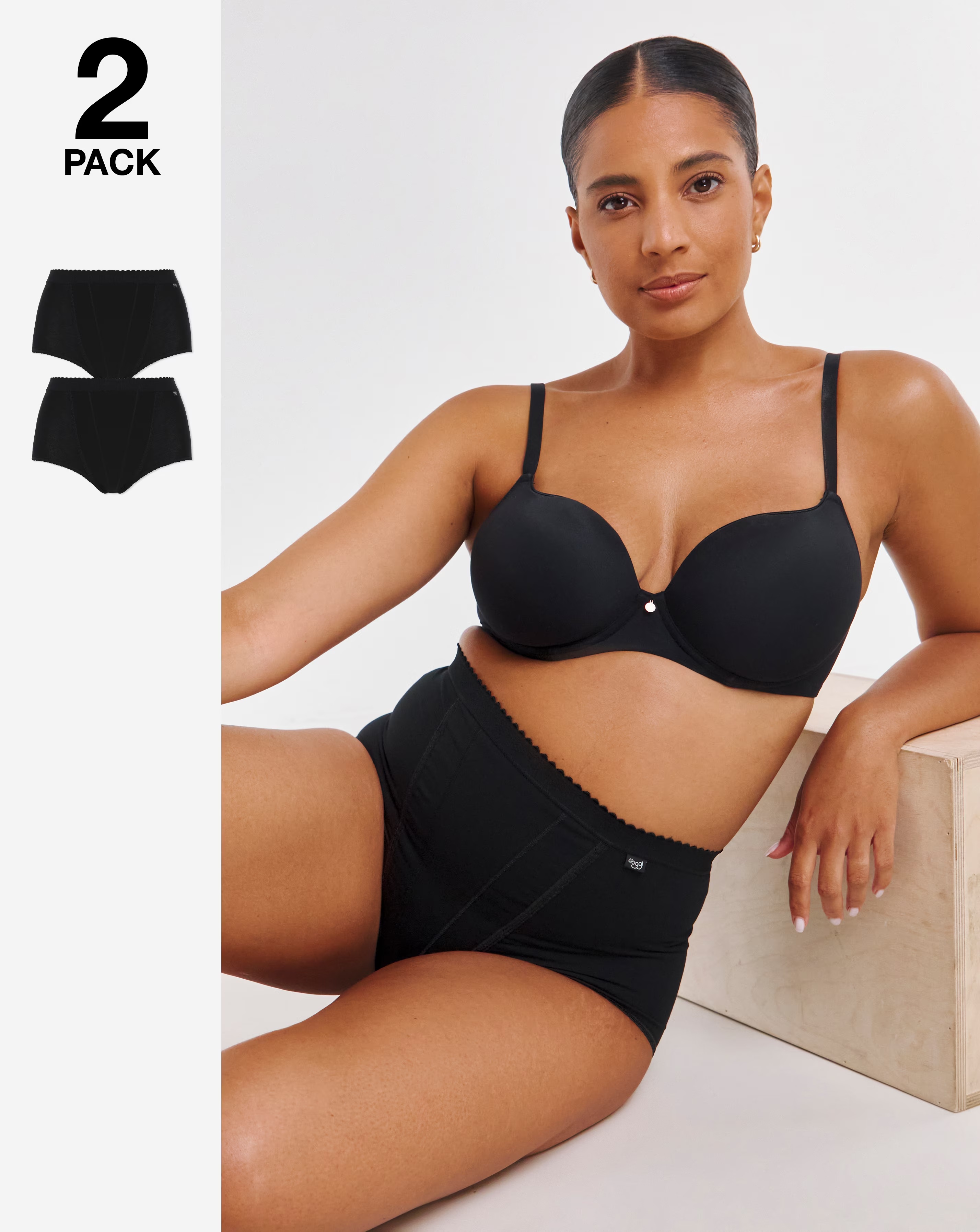 Sloggi 2Pack Light Control Maxi Knickers Black or White 1 75895-sloggi-2pack-light-control-maxi-knickers-black-or-white-1.jpg