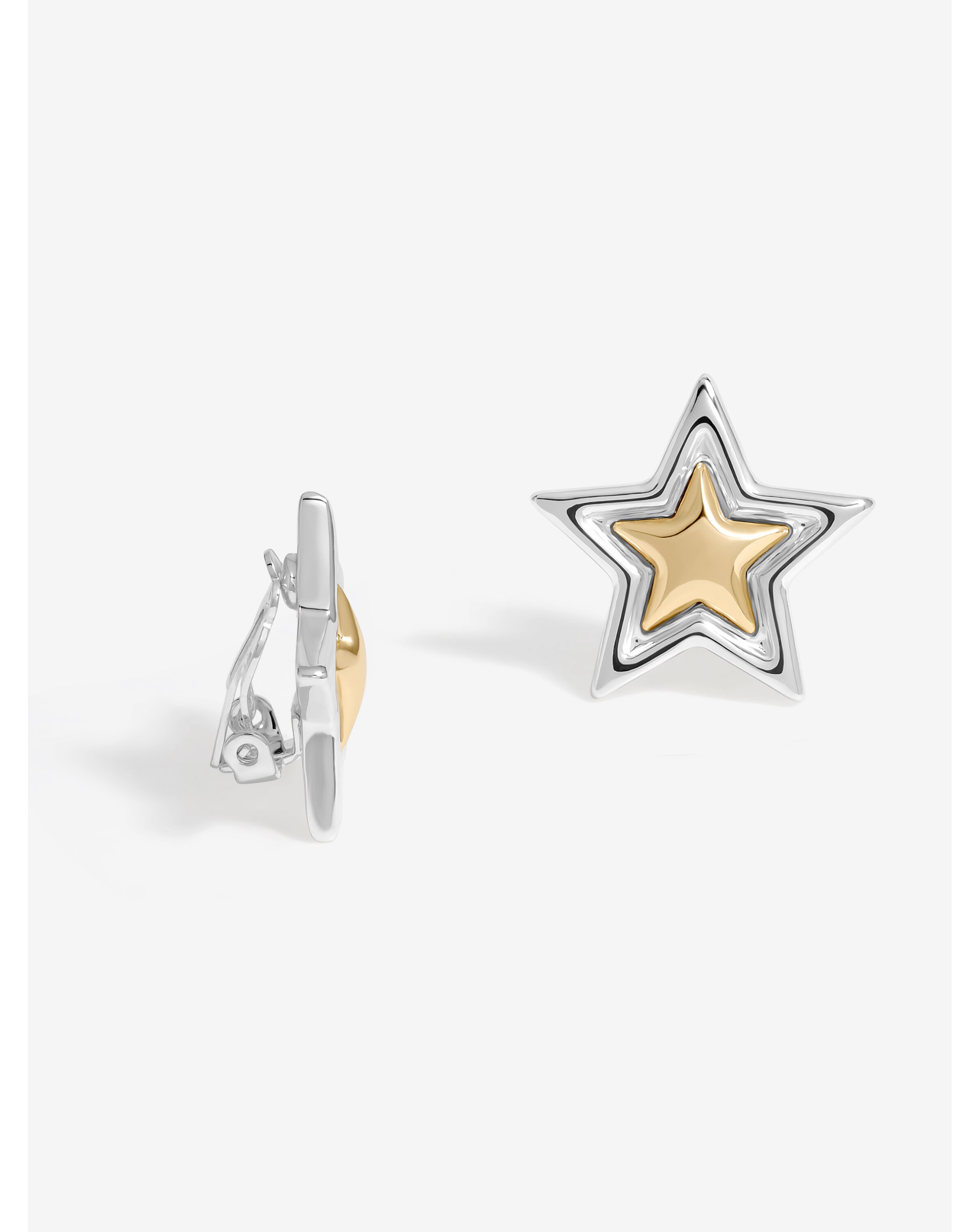 Mood Two Tone Star Clip On Earrings 1 75945-mood-two-tone-star-clip-on-earrings-1.jpg