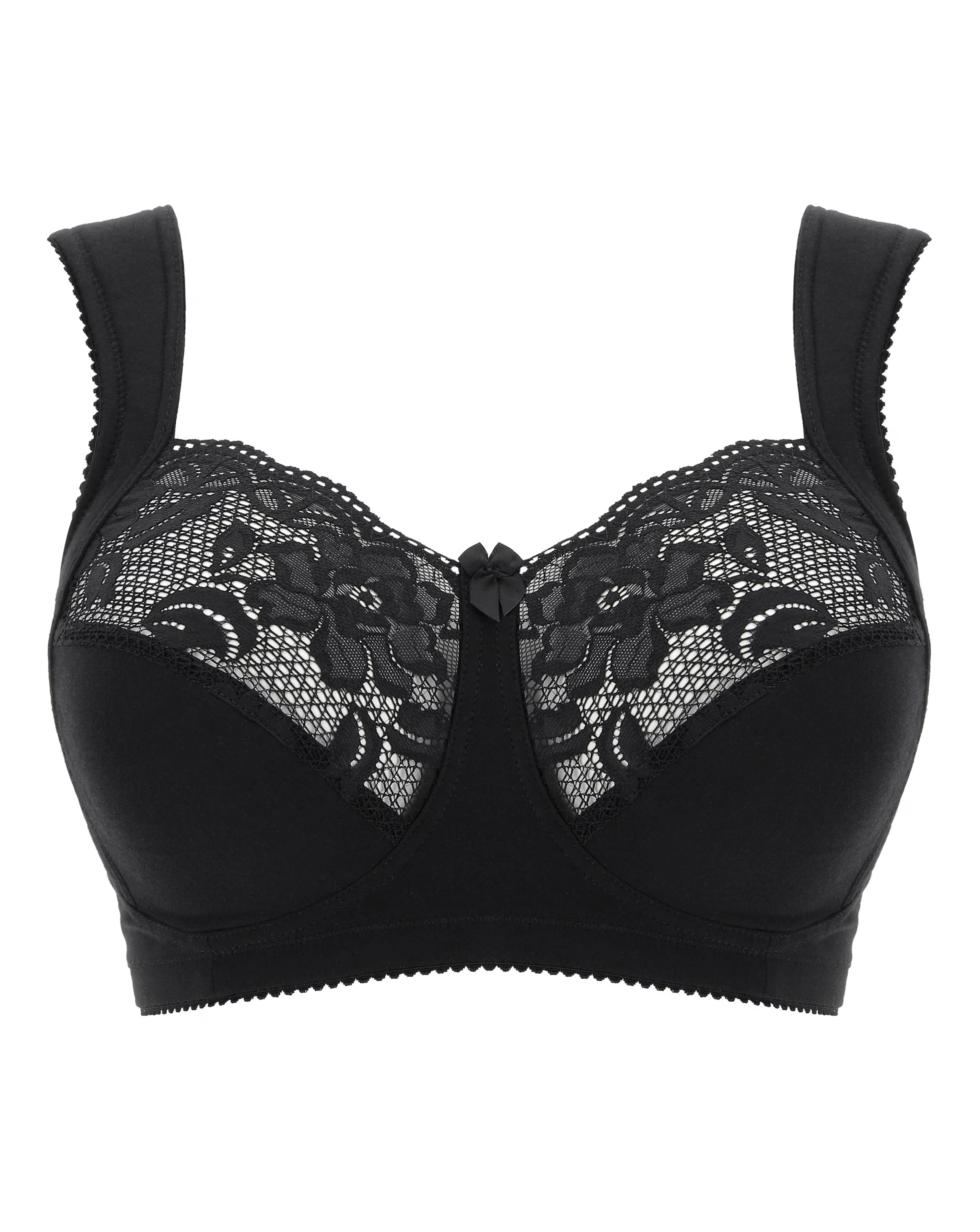 Miss Mary of Sweden Lovely Lace Non Wired Bra Black