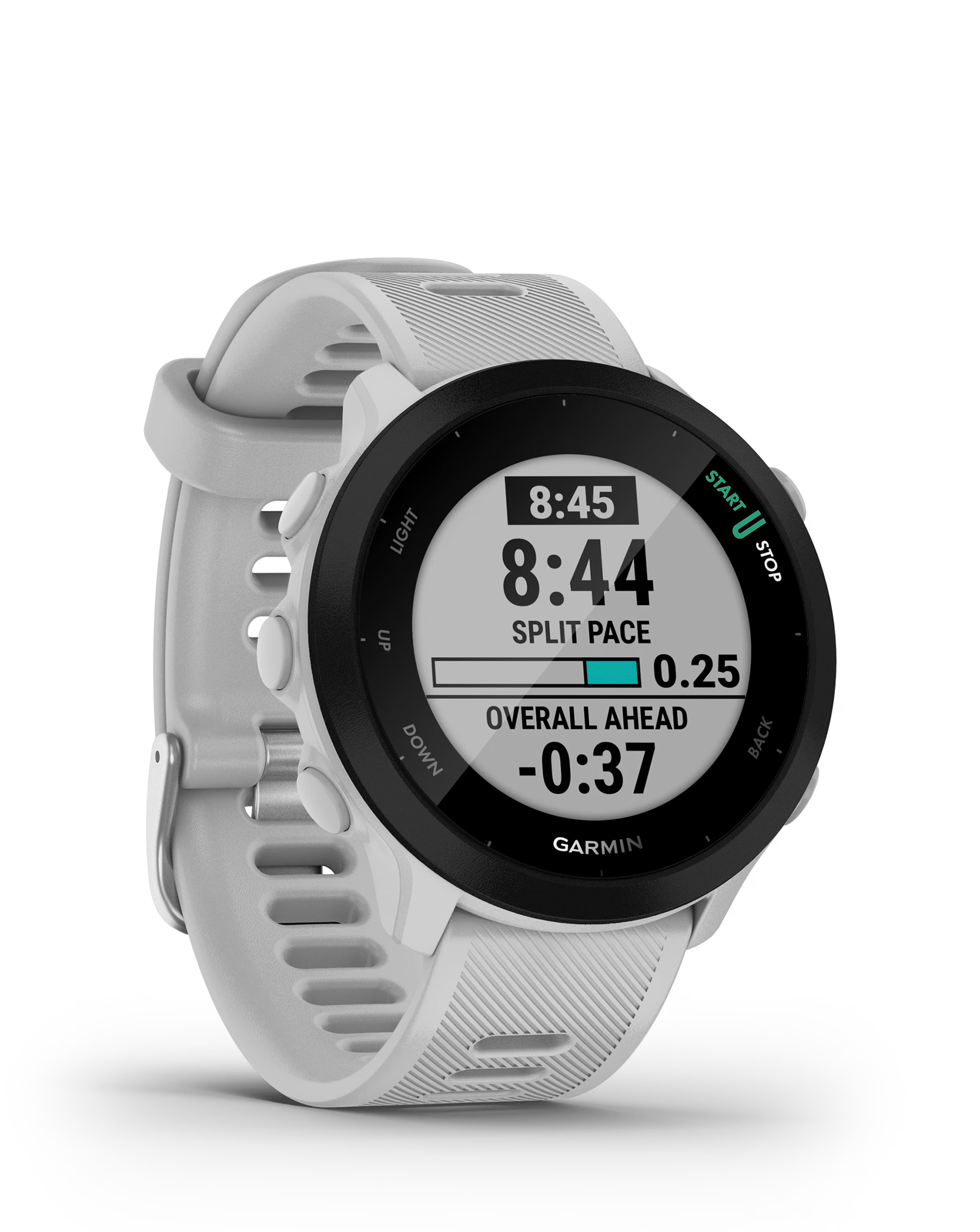 Garmin Forerunner 55 GPS Running Smart Watch - White 1 76107-garmin-forerunner-55-gps-running-smart-watch-white-1.jpg