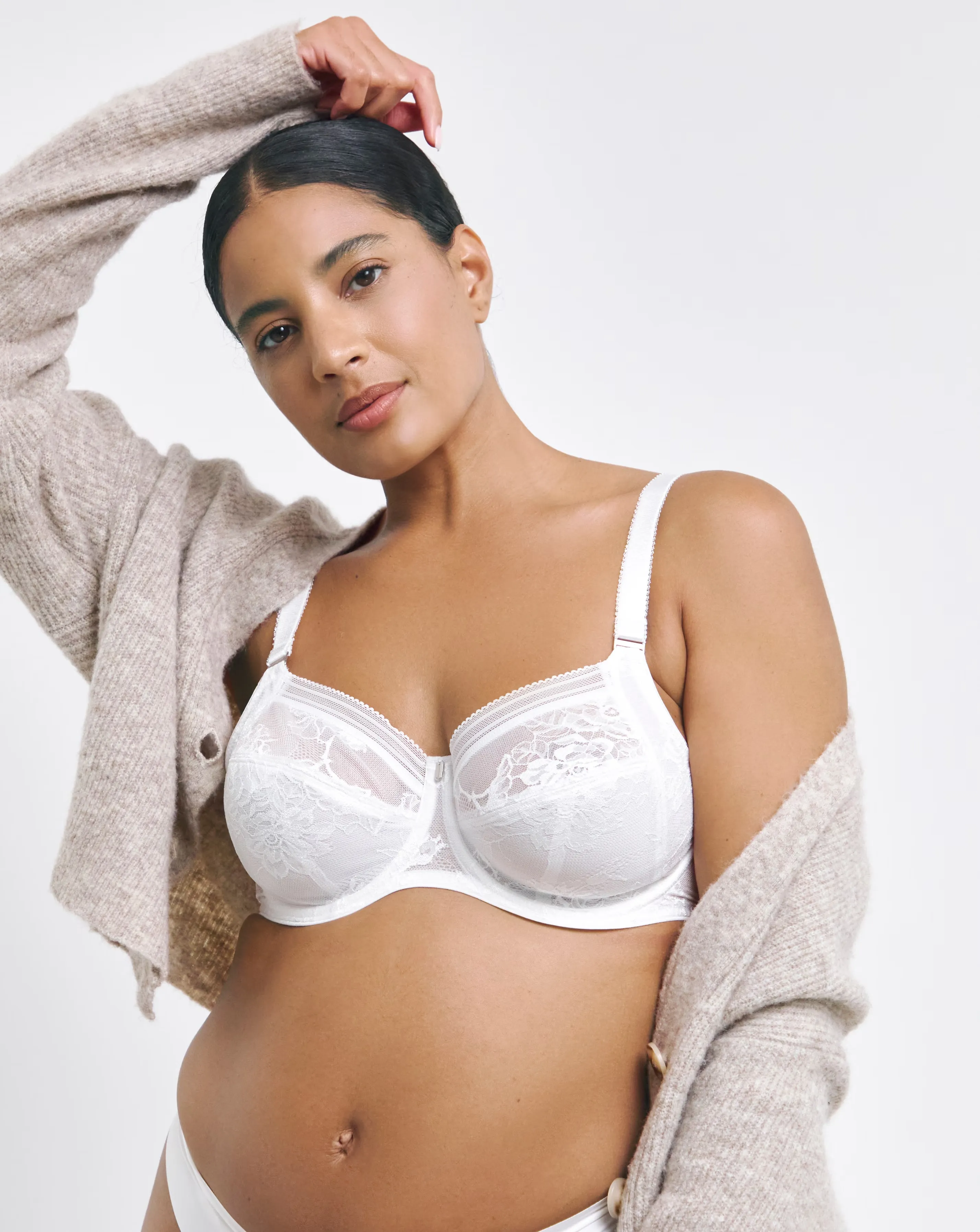 Fantasie Fusion Lace Full Cup Wired Bra White