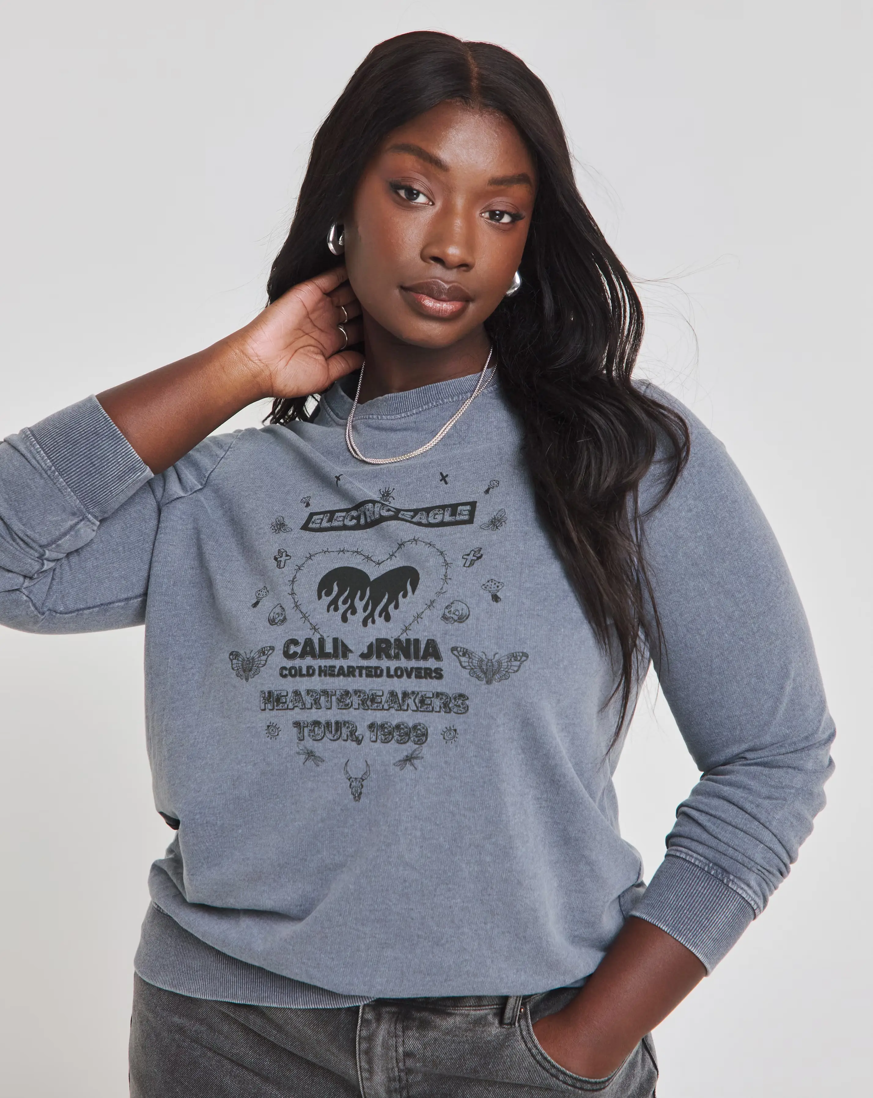 Blue Burning Hearts Slogan Sweatshirt 1 83921-blue-burning-hearts-slogan-sweatshirt-1.webp