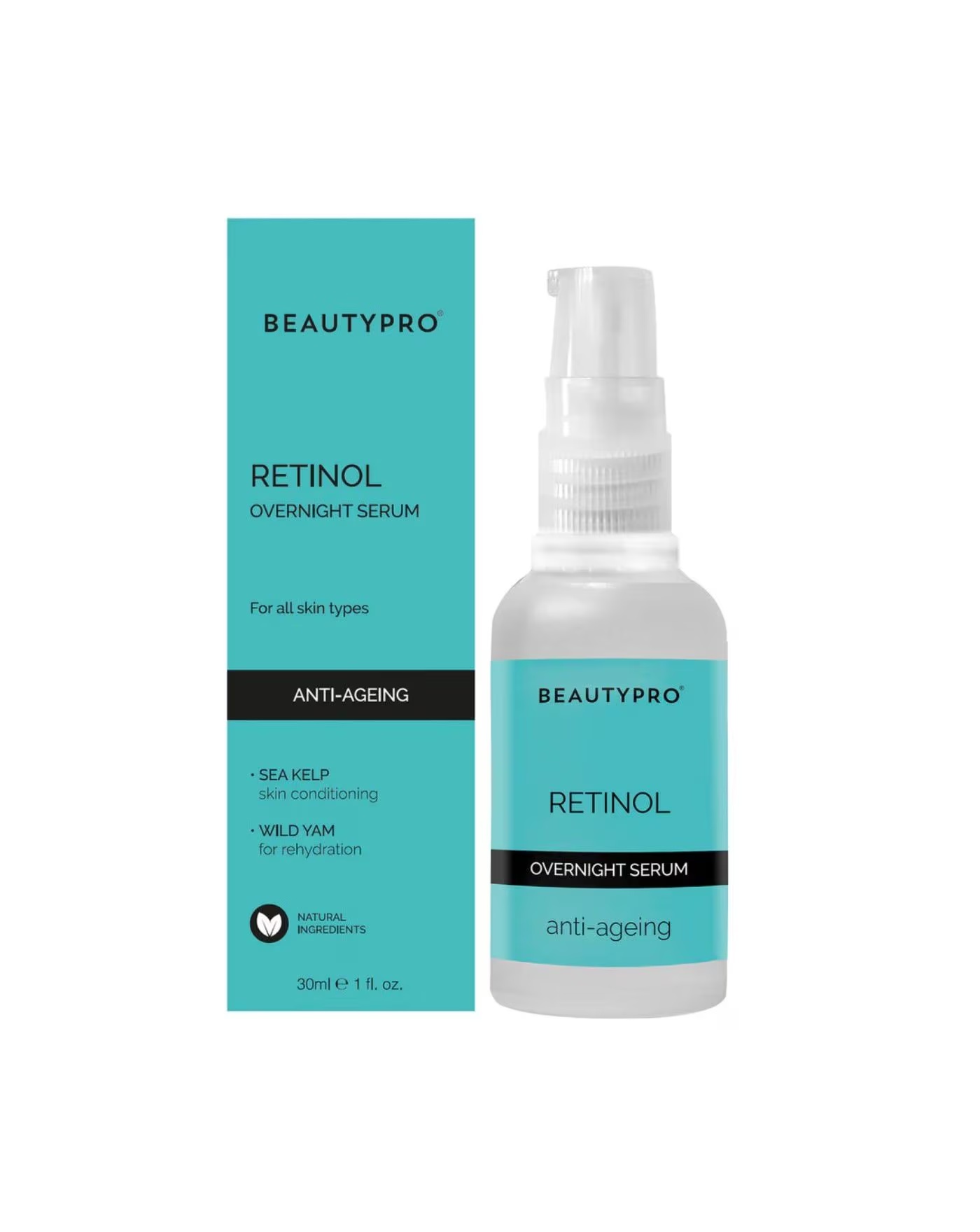 Beauty Pro Retinol 1% Overnight Serum 30ml