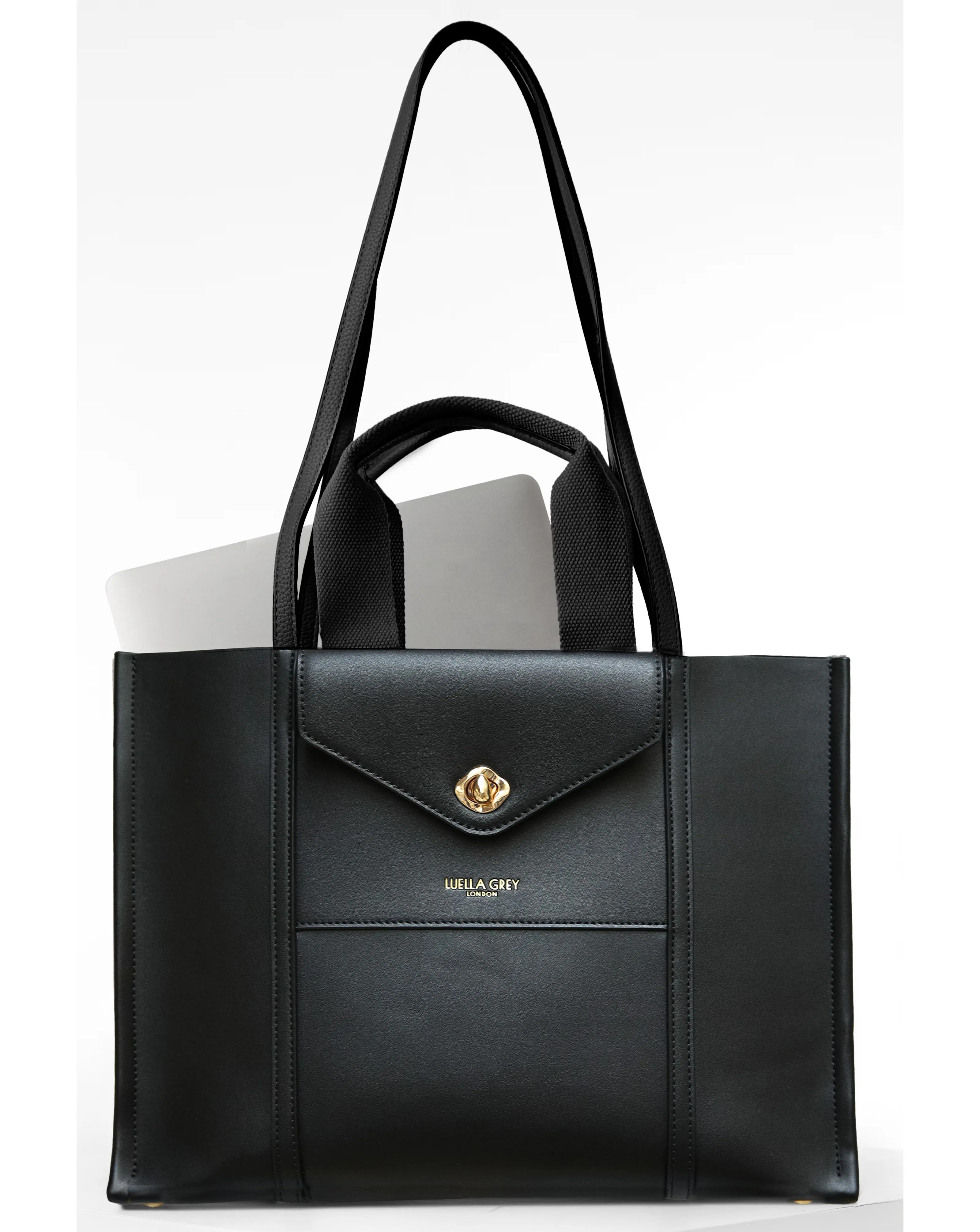 Luella Grey Giselle Black Laptop Bag