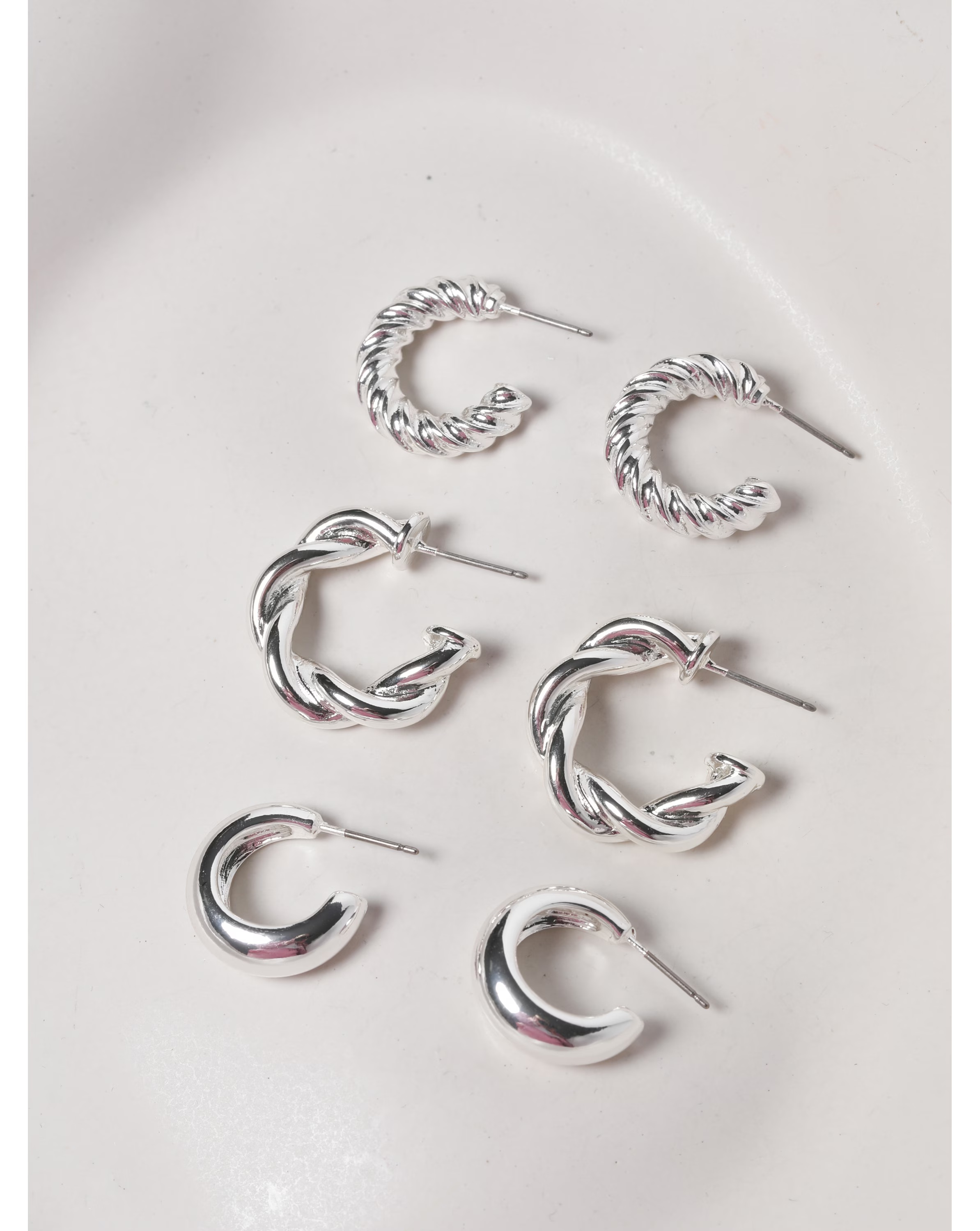 85982-mood-silver-polished-twist-hoop-earrings-pack-of-3-1.jpg