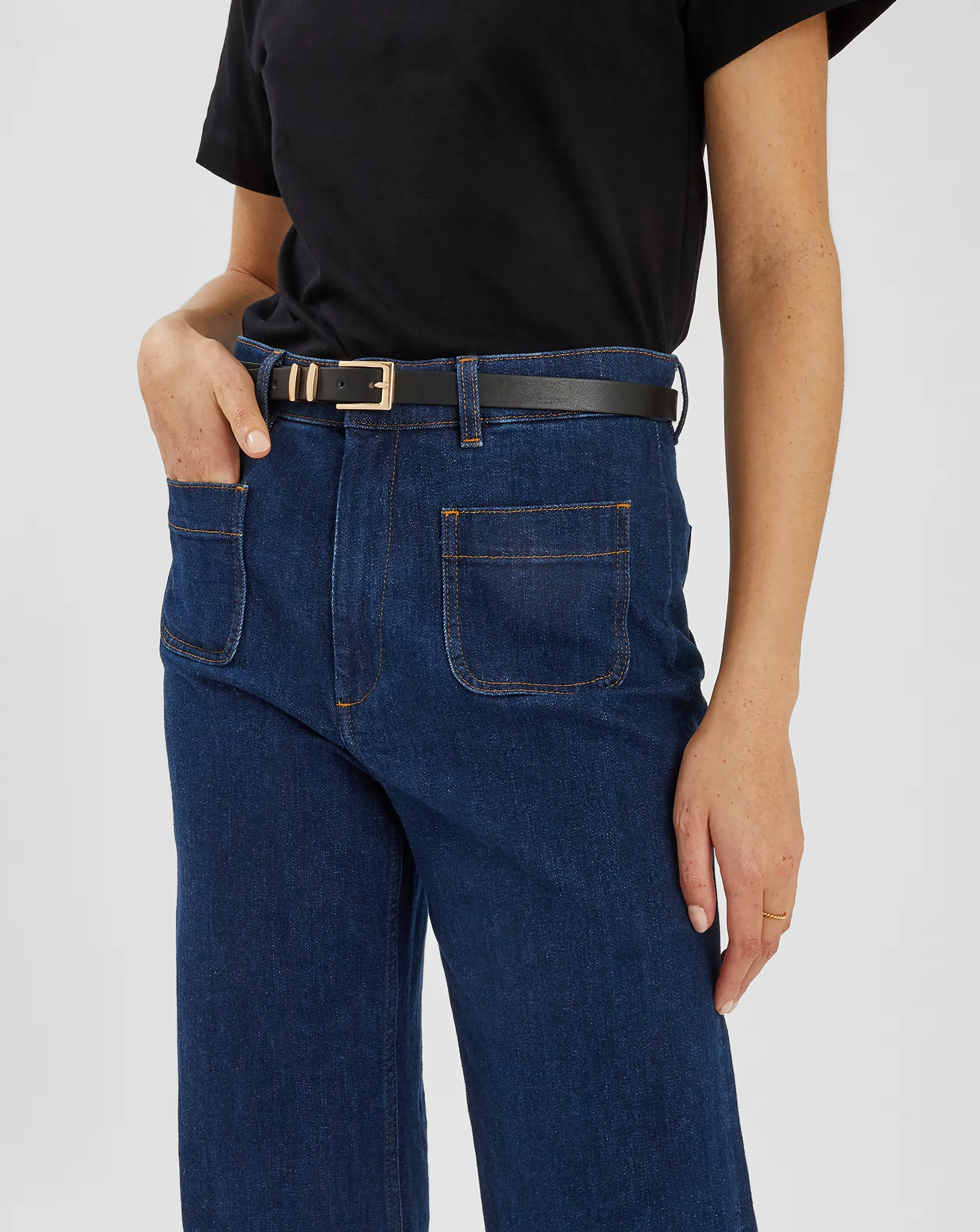 Accessorize 2-Pack Skinny Belts