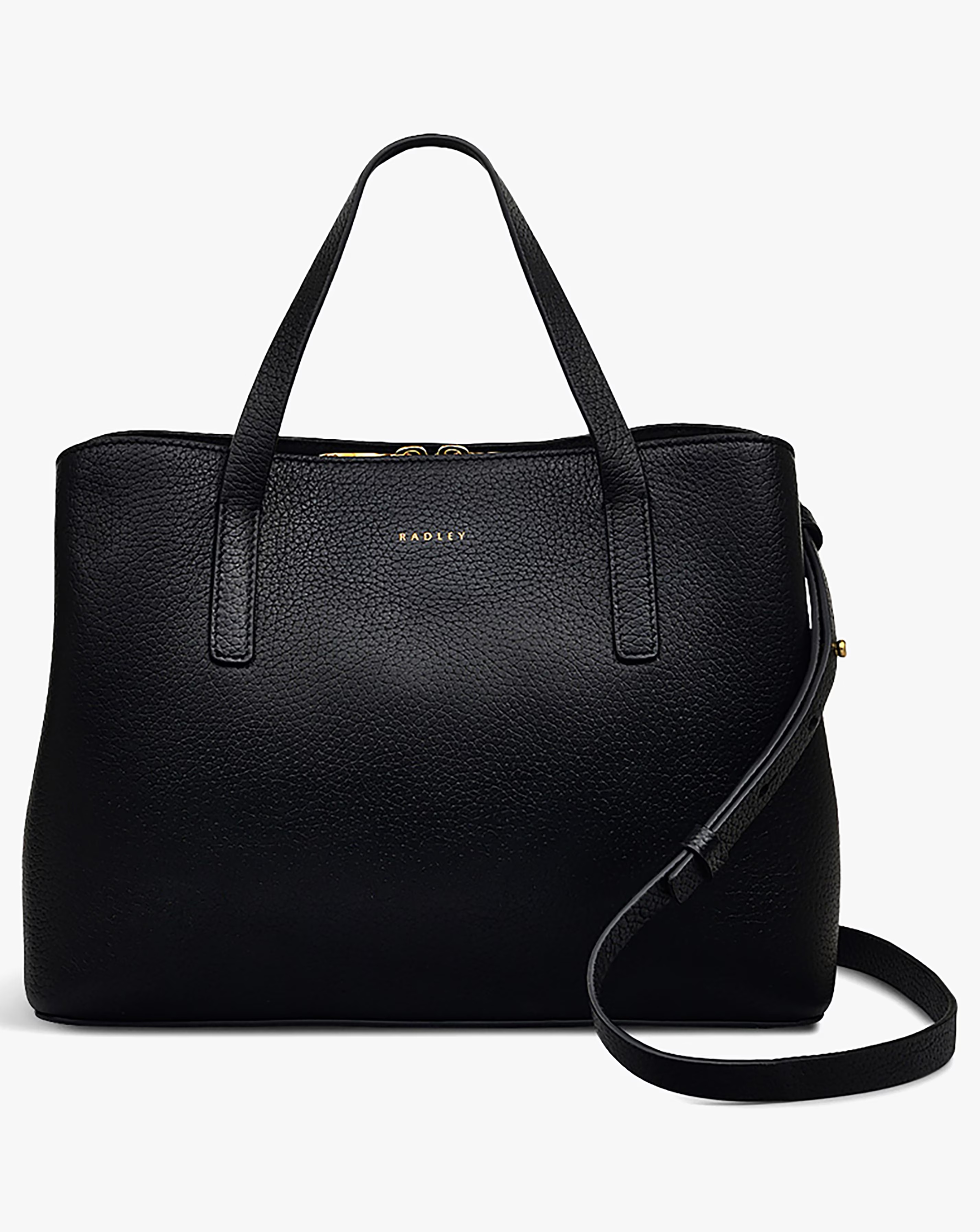 Radley Dukes Place Medium Black Leather Grab Bag