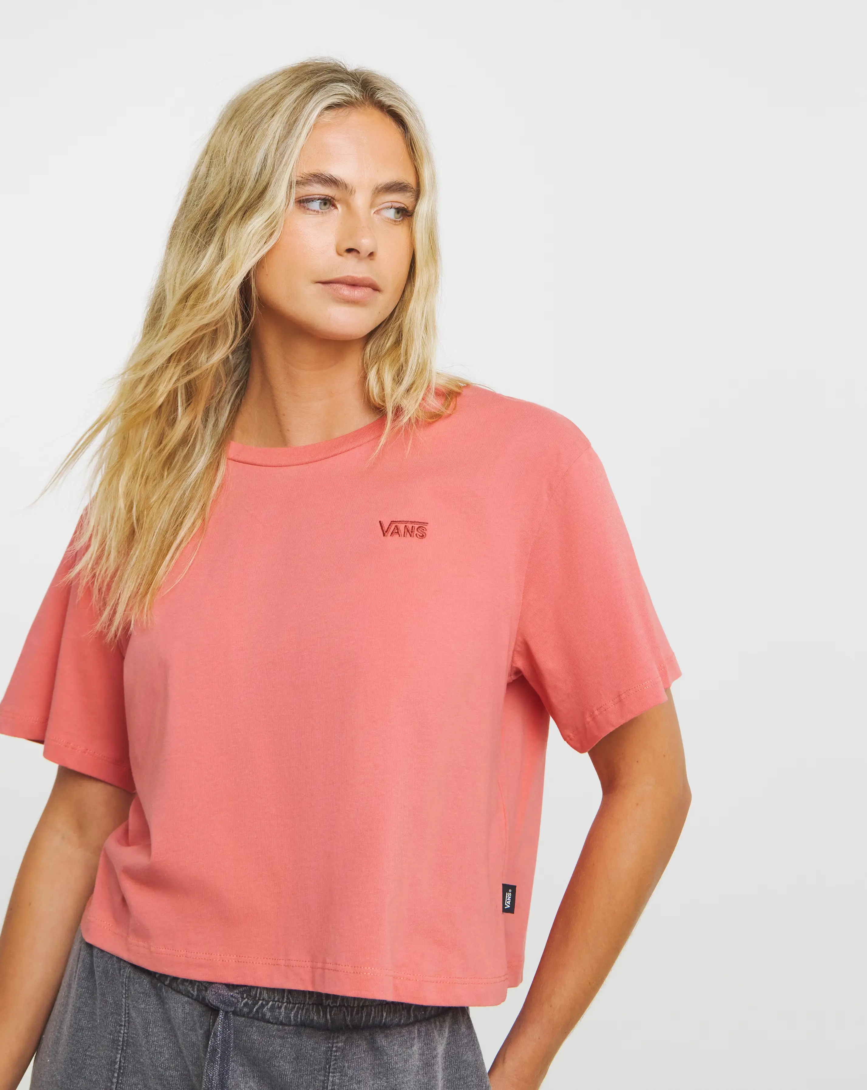 VANS Little Drop V-Neck Short Sleeve T-Shirt 1 87105-vans-little-drop-v-neck-short-sleeve-t-shirt-1.webp