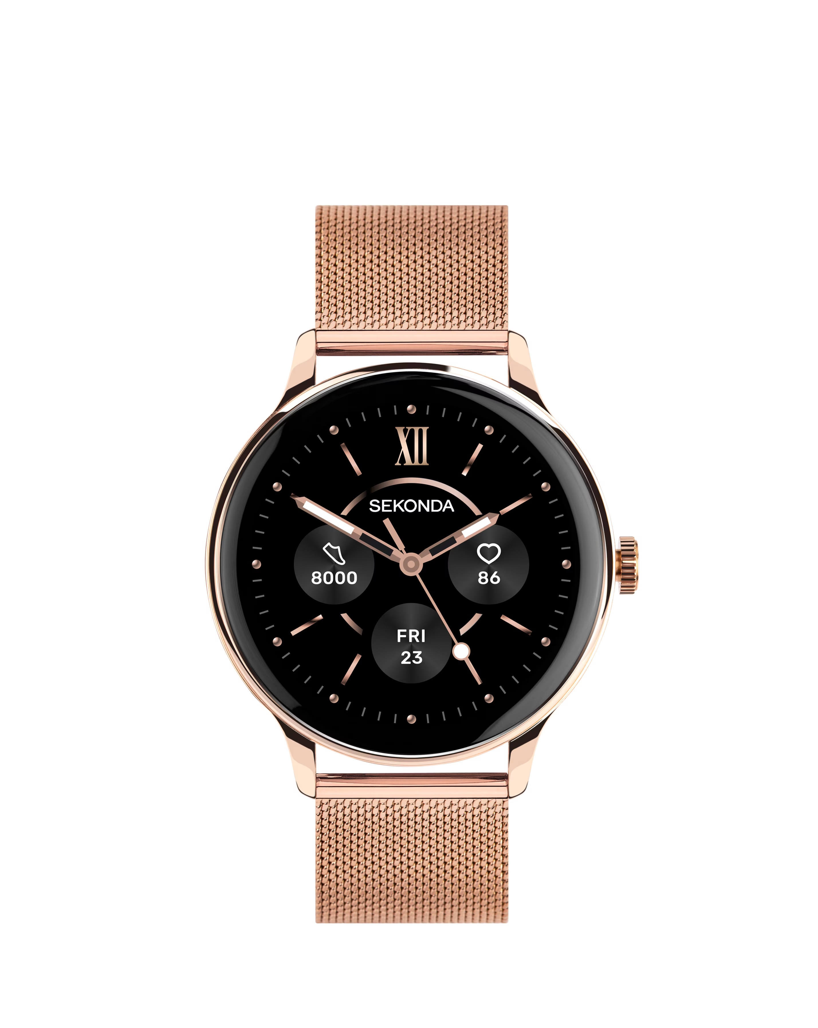 Sekonda Flex Plus Smart Watch - Gold/Stainless Steel Mesh