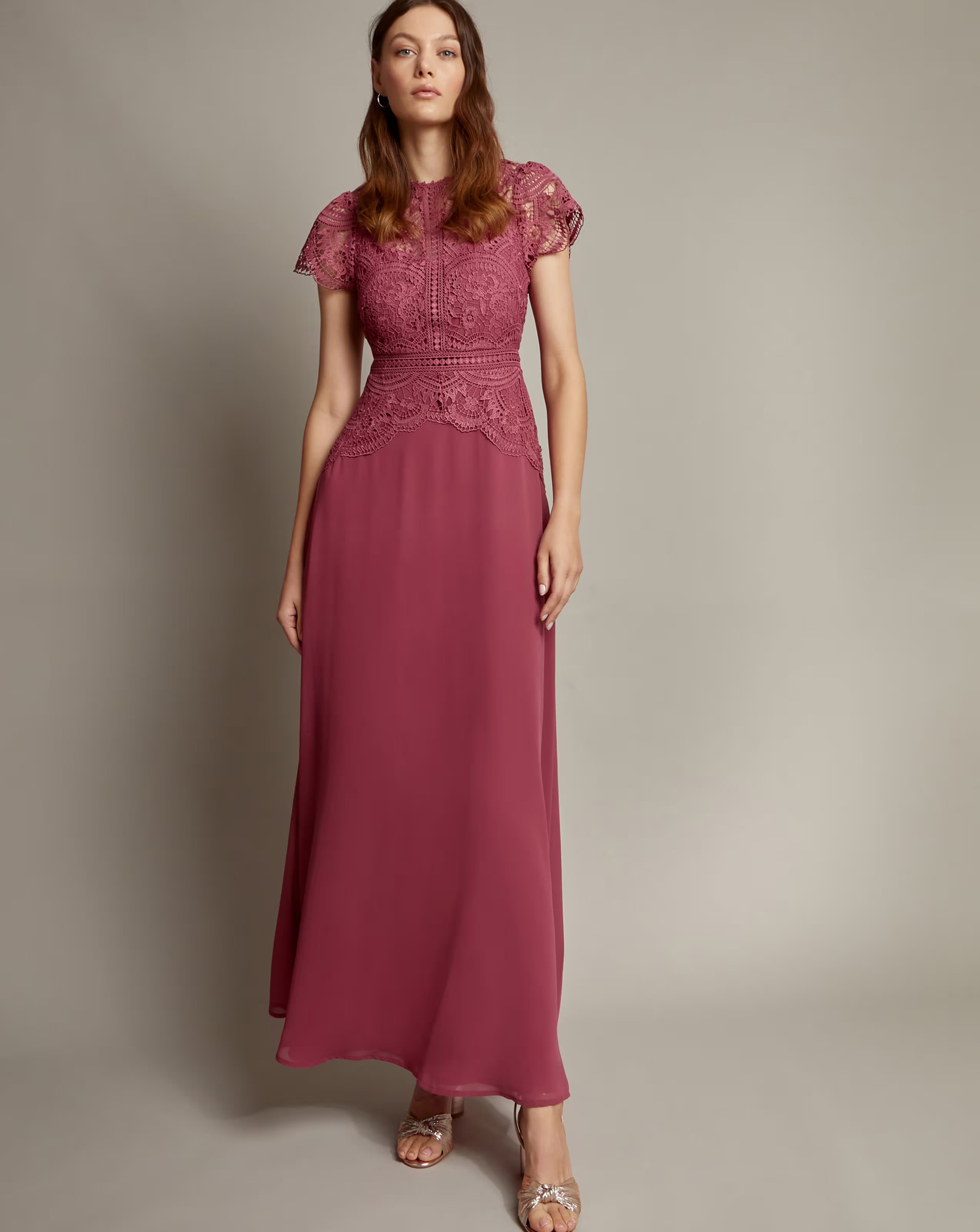 Monsoon Monica Lace Maxi Dress