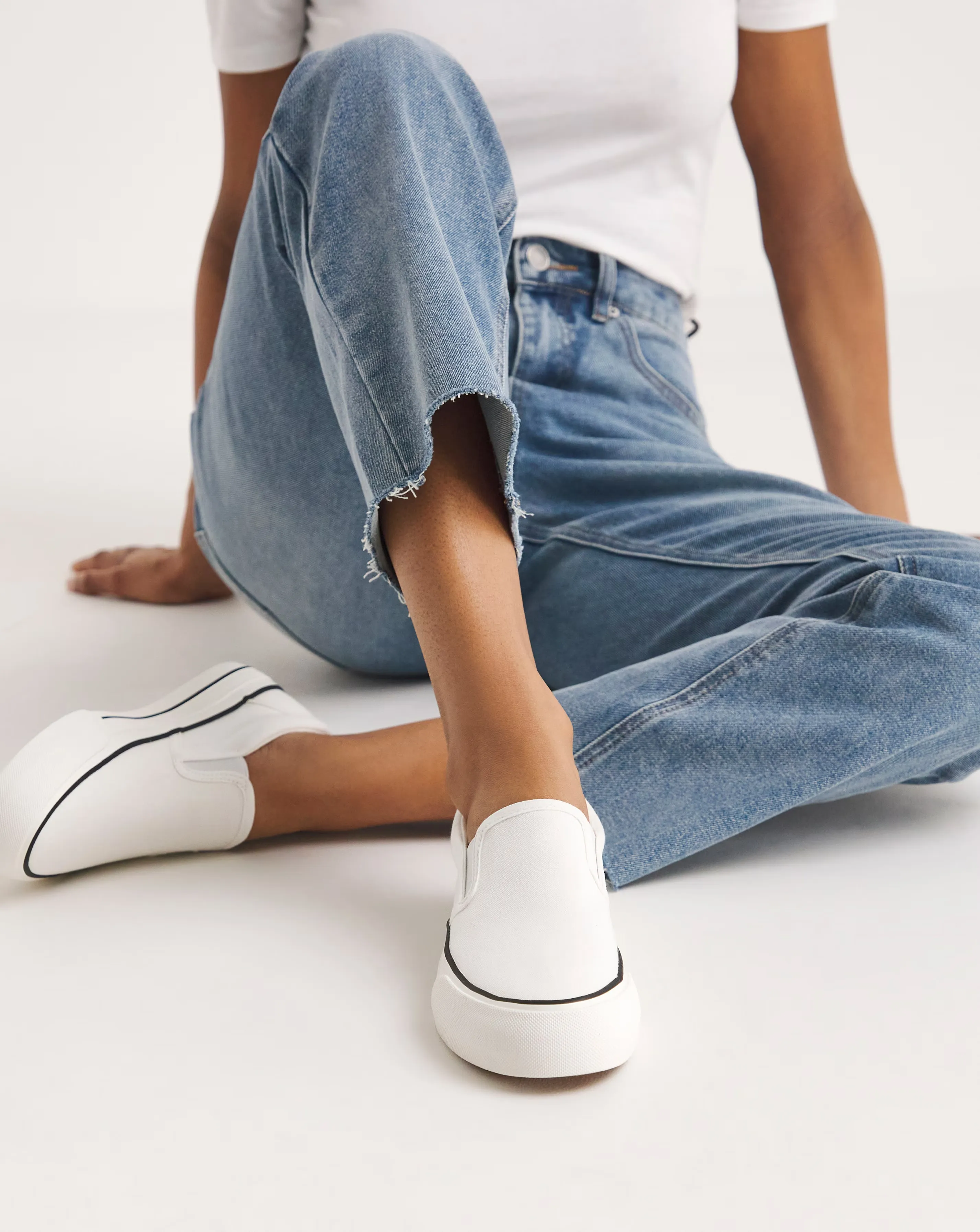 Nielson Slip On Chunky Sole Trainers - Wide Fit (E)