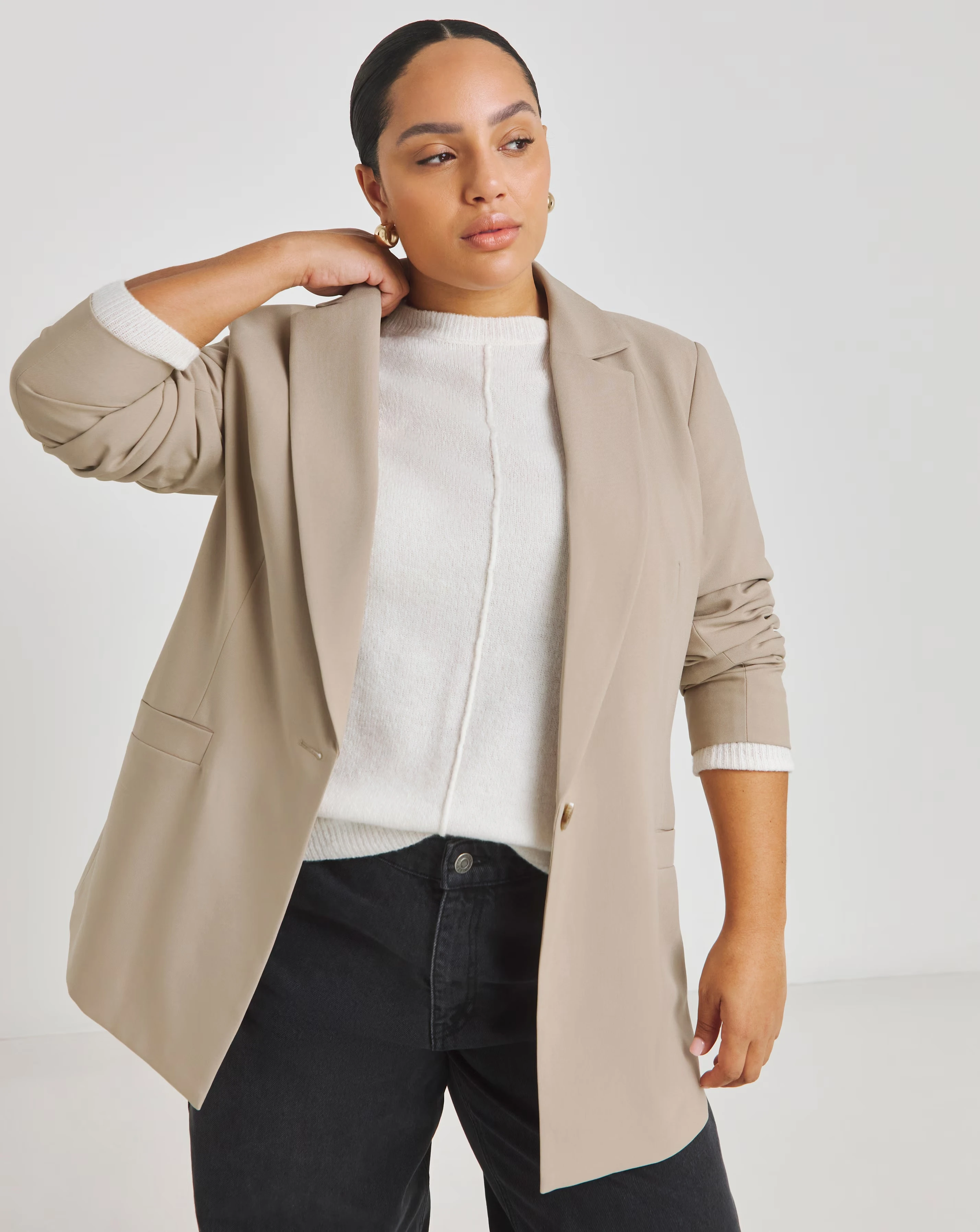 Simply Be Neutral Single Breasted Blazer 1 89437-simply-be-neutral-single-breasted-blazer-1.webp