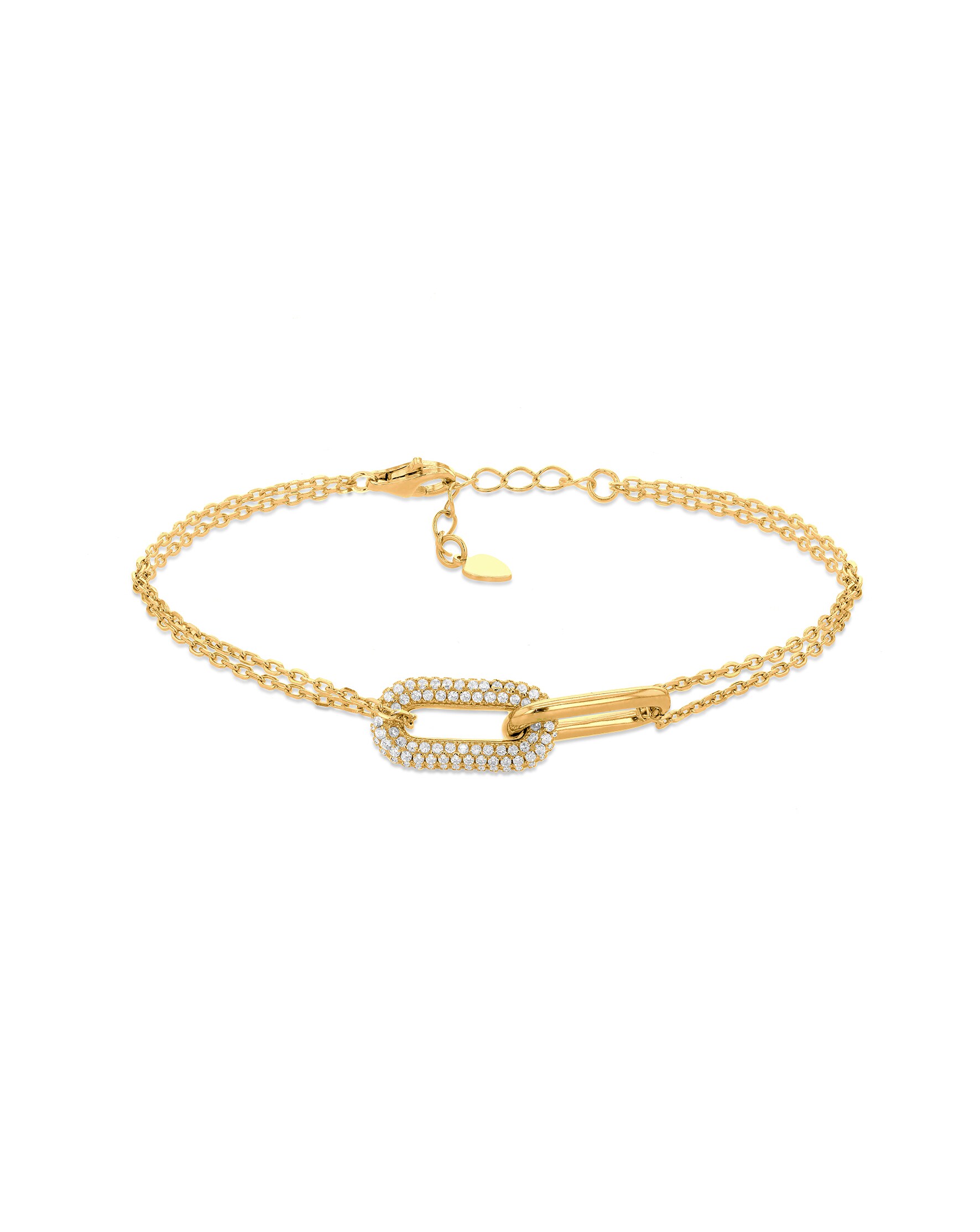 Sterling Silver GP Paper Link Bracelet 1 89814-sterling-silver-gp-paper-link-bracelet-1.jpg