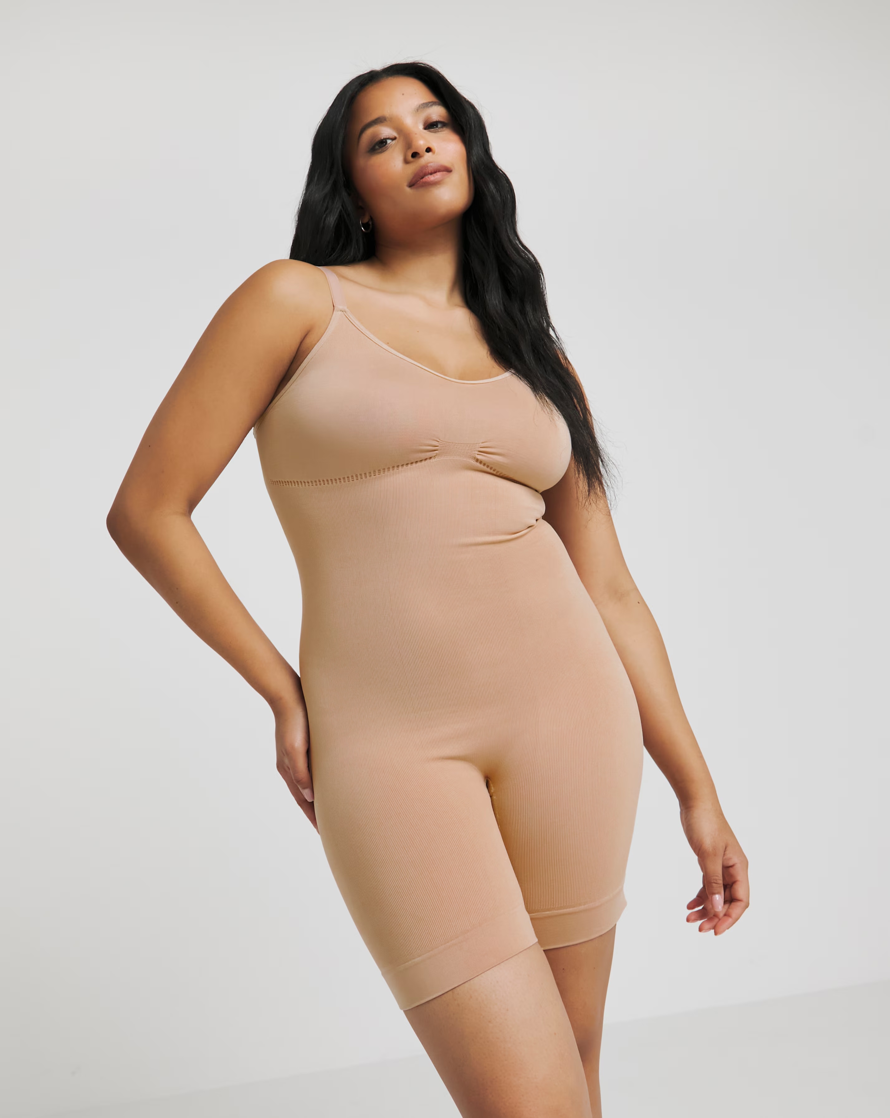 MAGISCULPT Medium Control Seamfree Mid Thigh Bodysuit Almond 1 9296-magisculpt-medium-control-seamfree-mid-thigh-bodysuit-almond-1.jpg