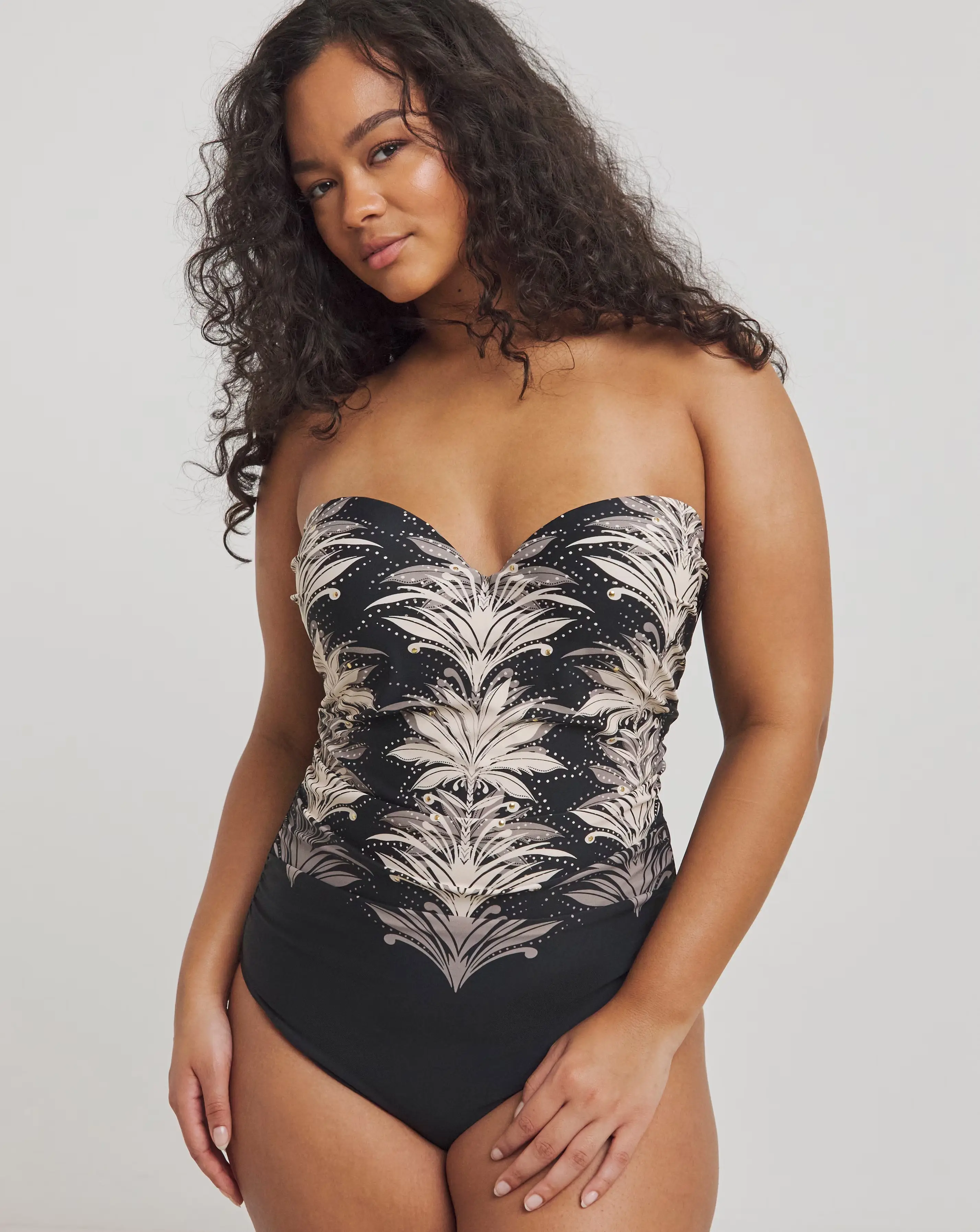 Joanna Hope Bandeau Underwired  Swimsuit