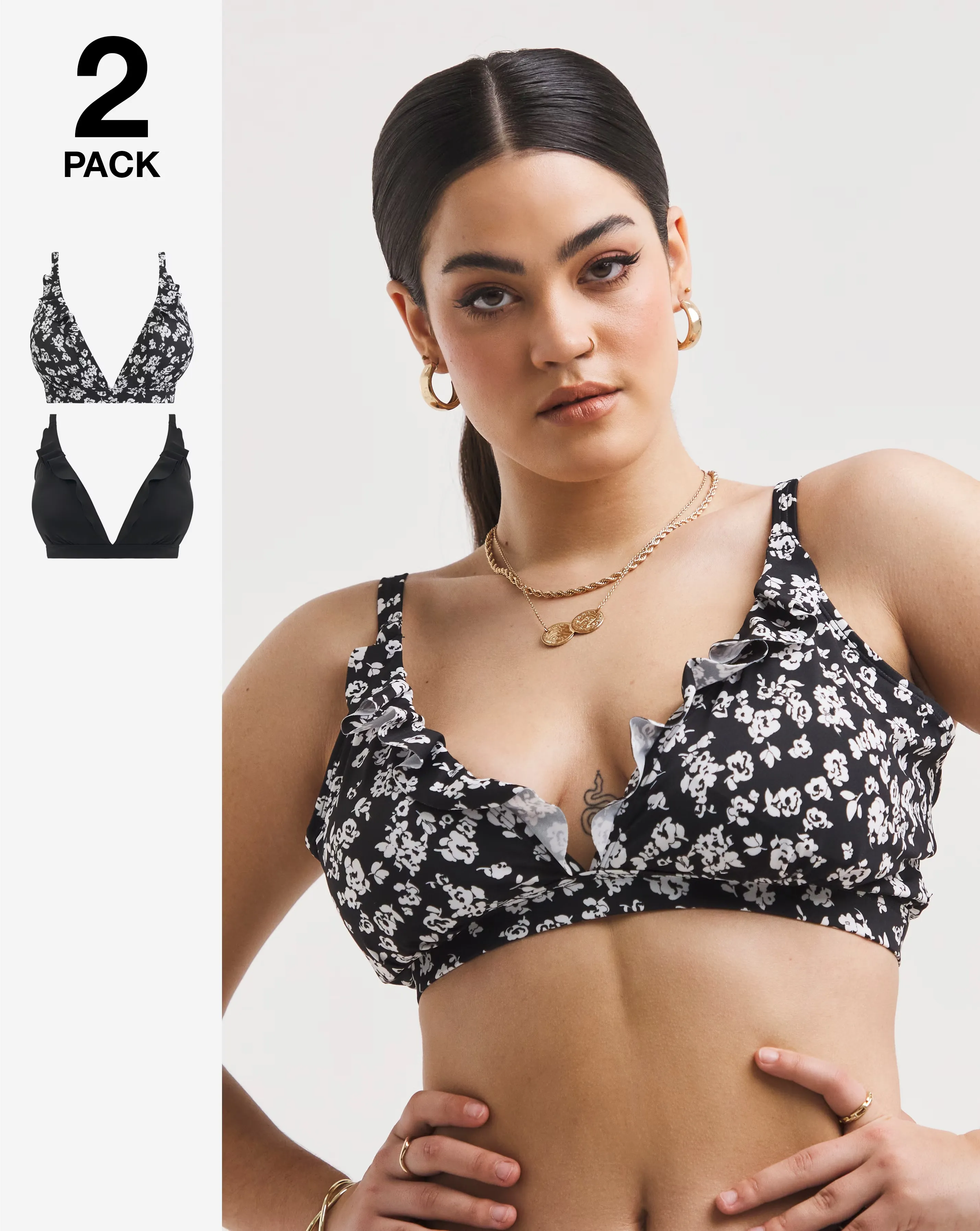 Value 2 Pack Bikini Tops