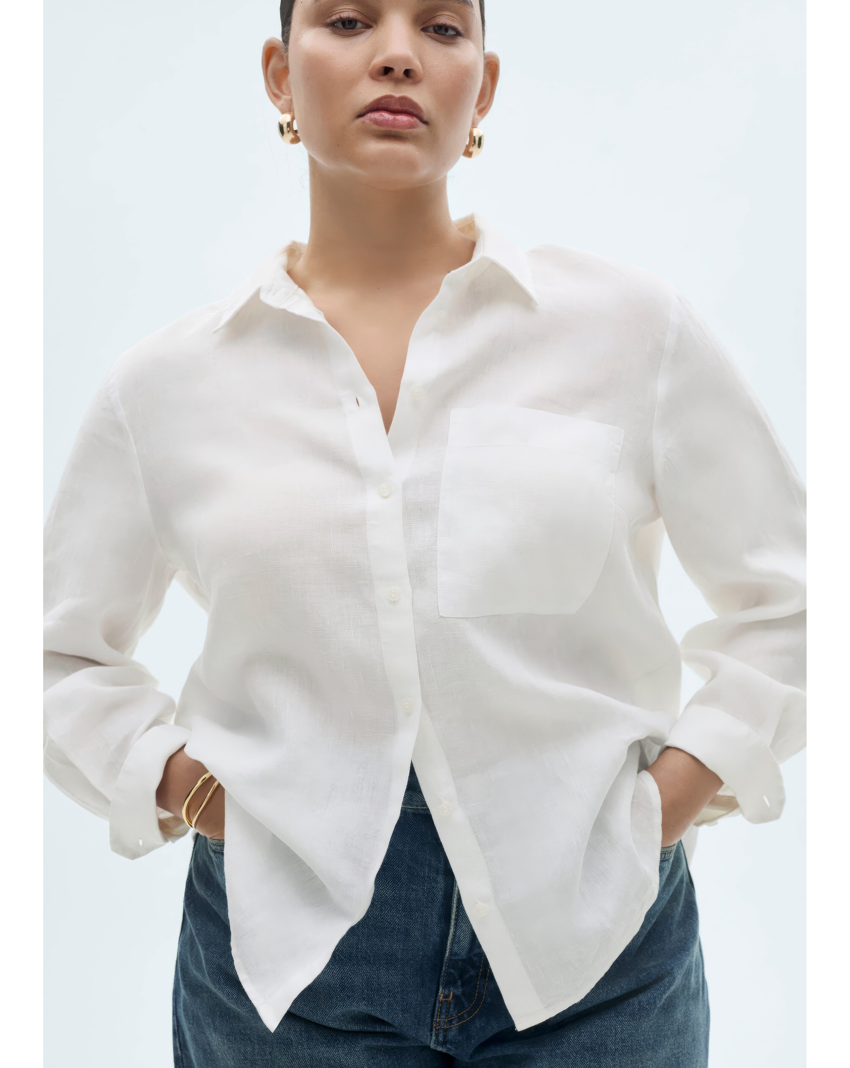 Mango Shirt Lino