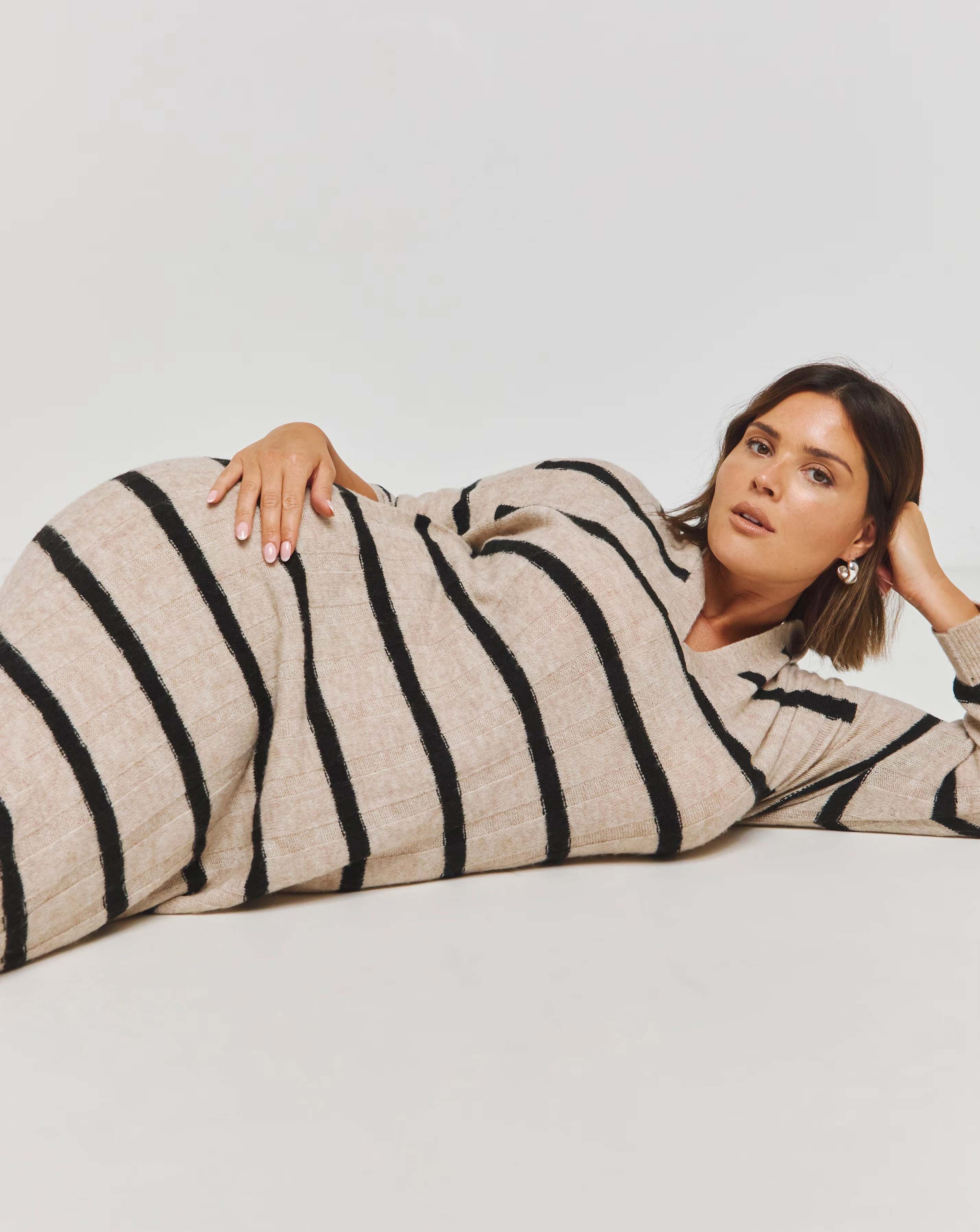 97991-oatmeal-stripe-rib-collar-knitted-midaxi-dress-1.webp
