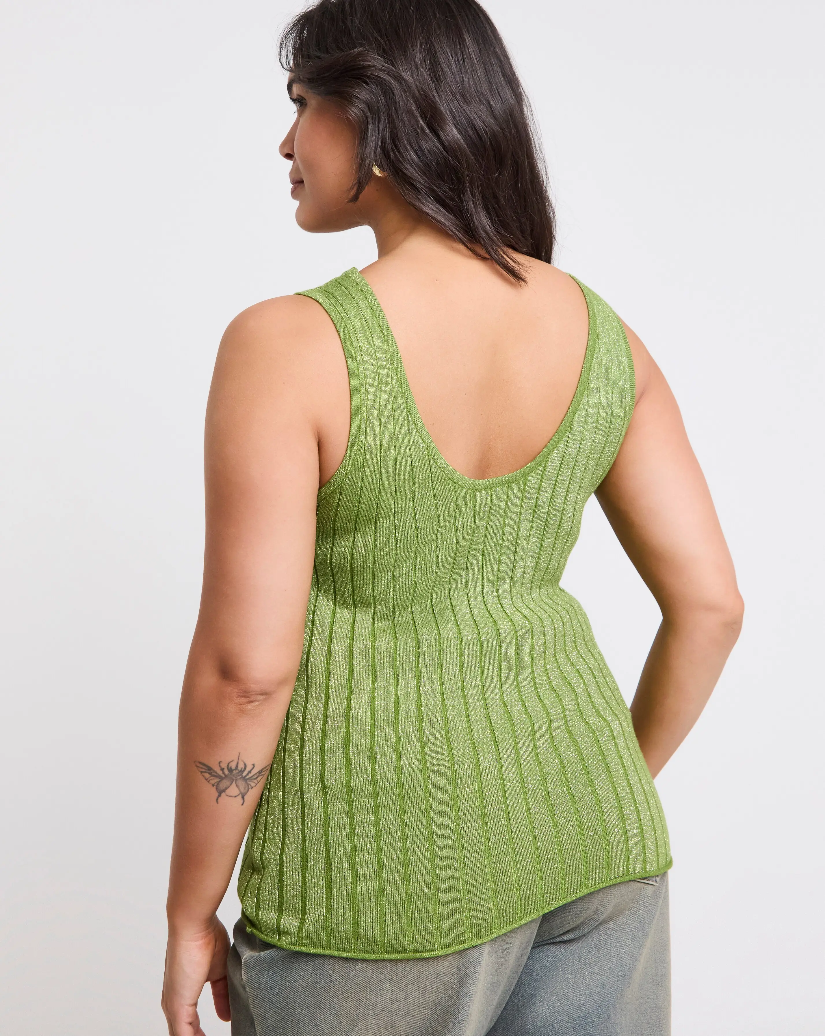98383-green-metallic-rib-knit-vest-top-1.webp