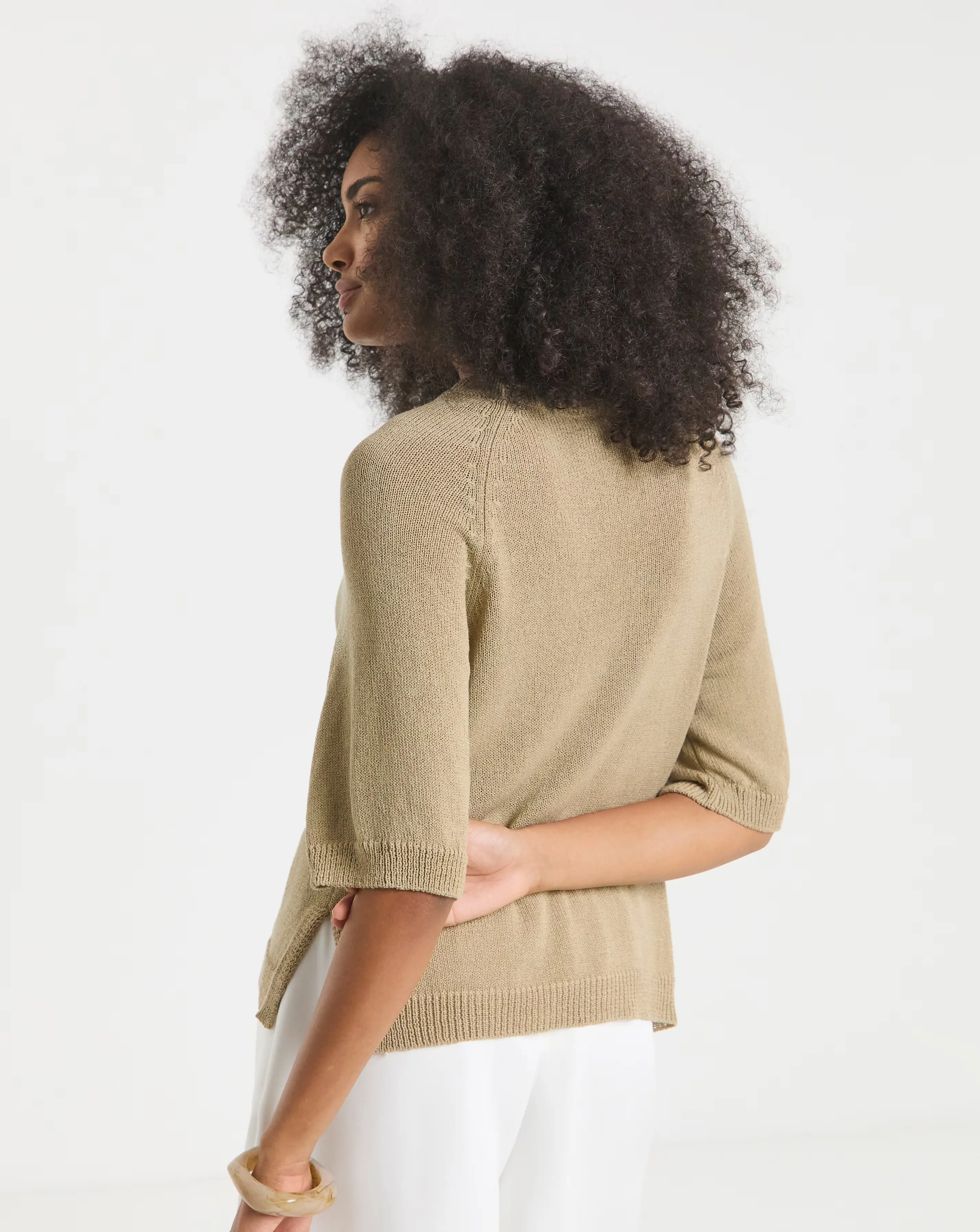 Simply Be Half Sleeve Knitted Jumper